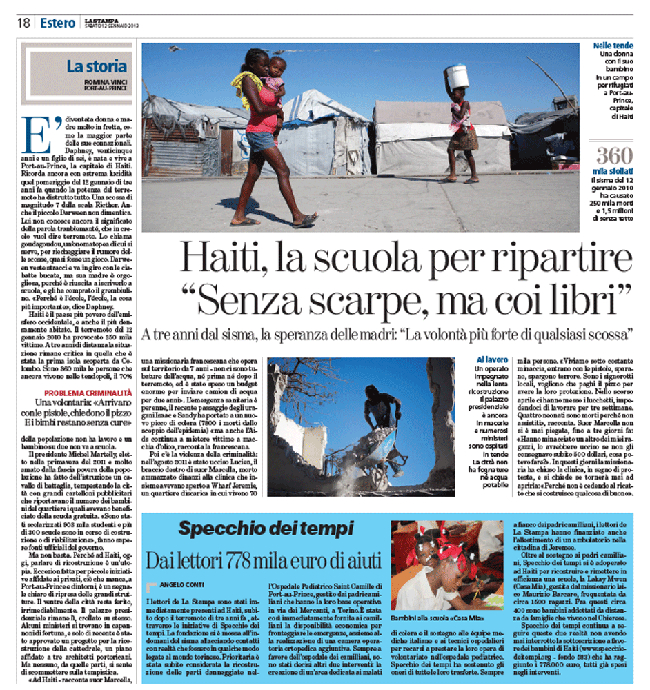 La Stampa - January 2013