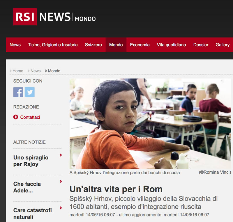 RSI - Radio Televisione Svizzera - June 2016