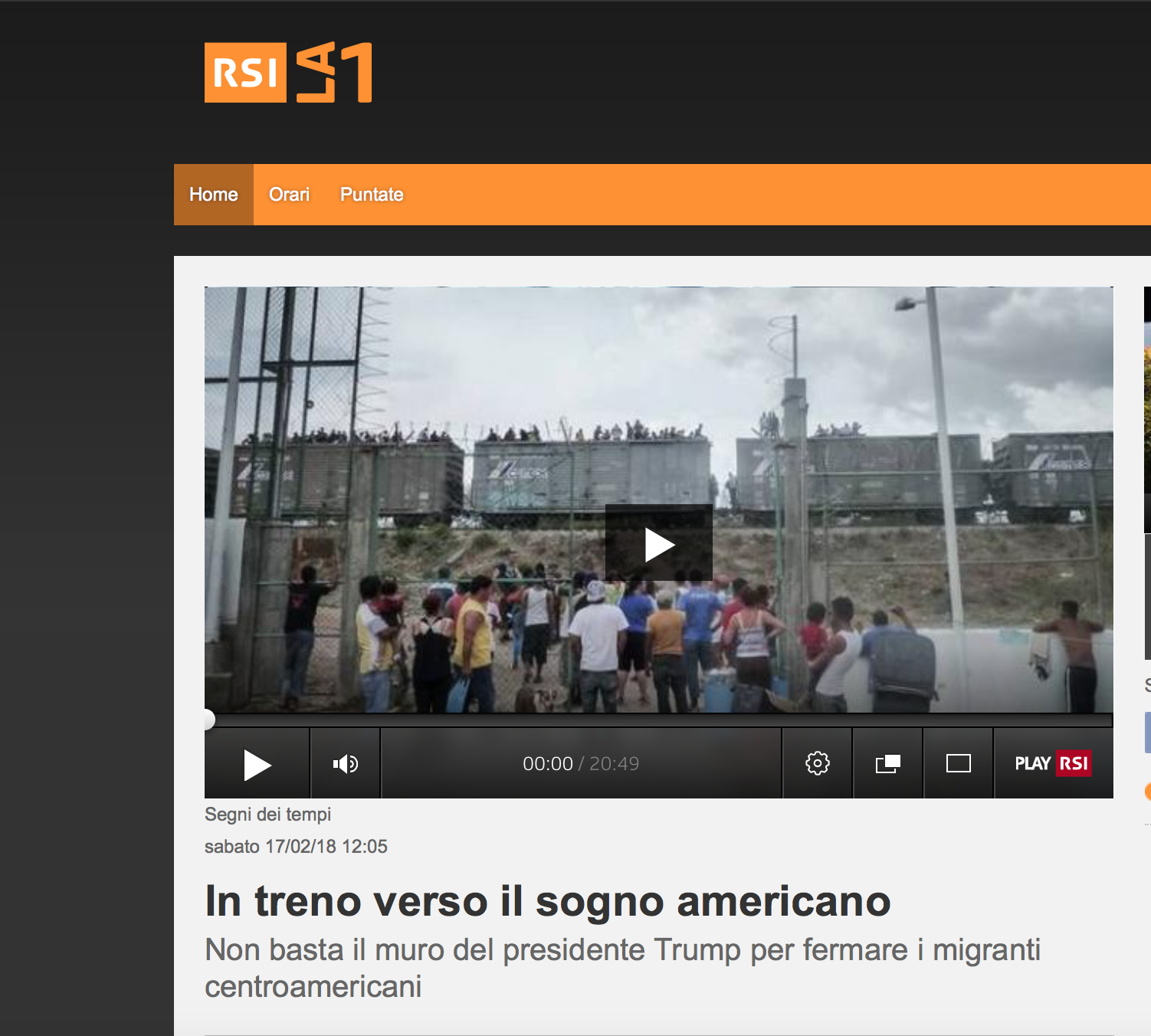 Segni dei Tempi (LA1) - February 2017