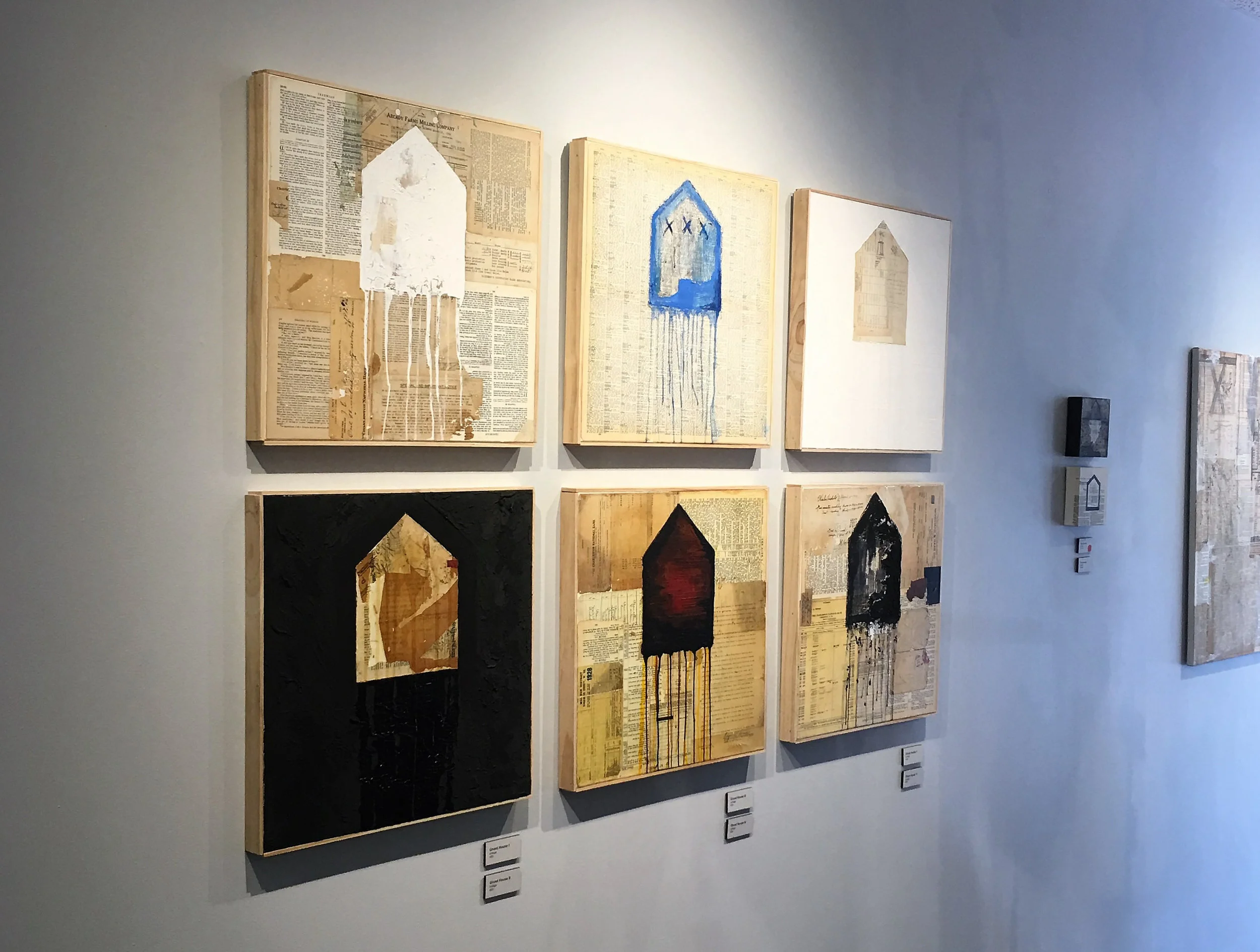 “The Ghost Houses” Mixed Media 2016