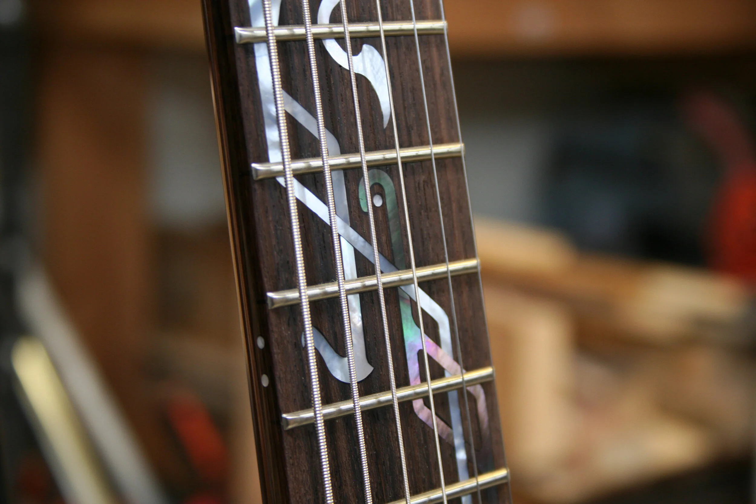 Custom Guitar Inlay — Whalehazard Guitars Custom built handmade