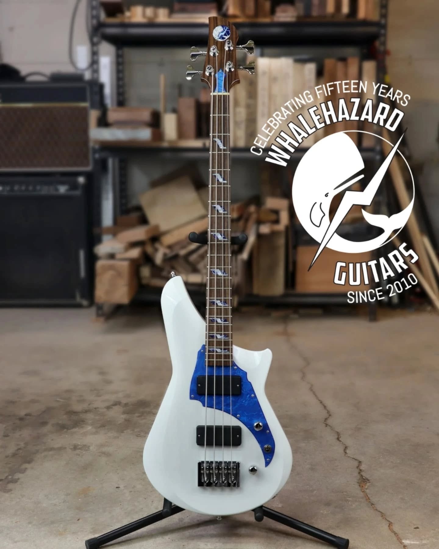 Here&rsquo;s another favorite build of mine from the first fifteen years of Whalehazard Guitars. The Tyche (pronounced TIE-key) bass was designed in an attempt to create a high-end short scale bass that is accommodating to players of many shapes and 