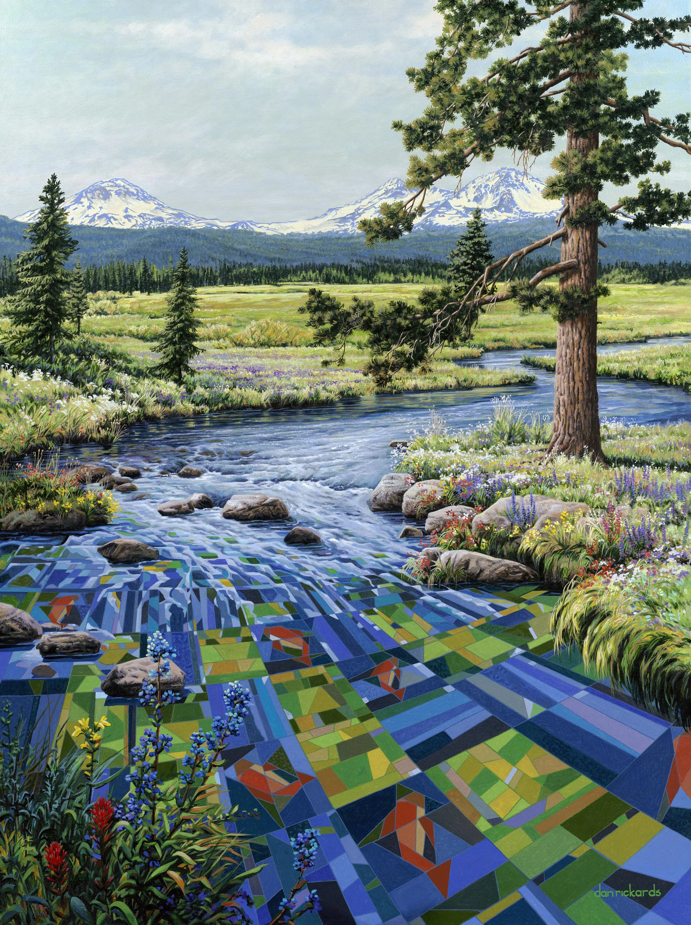 STREAMS OF COLOR - 2013 FEATURED QUILT SHOW IMAGE