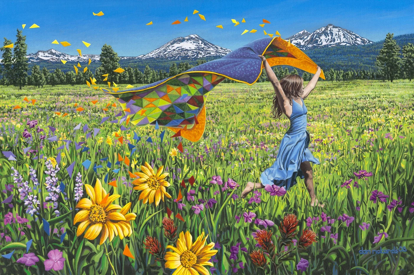 SUMMER BLISS - 2009 FEATURED QUILT SHOW IMAGE
