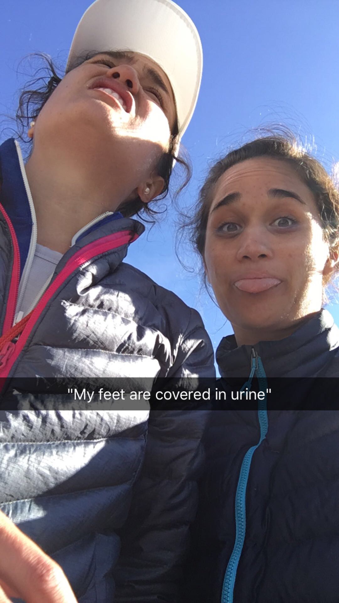 Remember when I talked about how much fluid I had had? Yeah, at mile 21 it all came back. Pee everywhere!