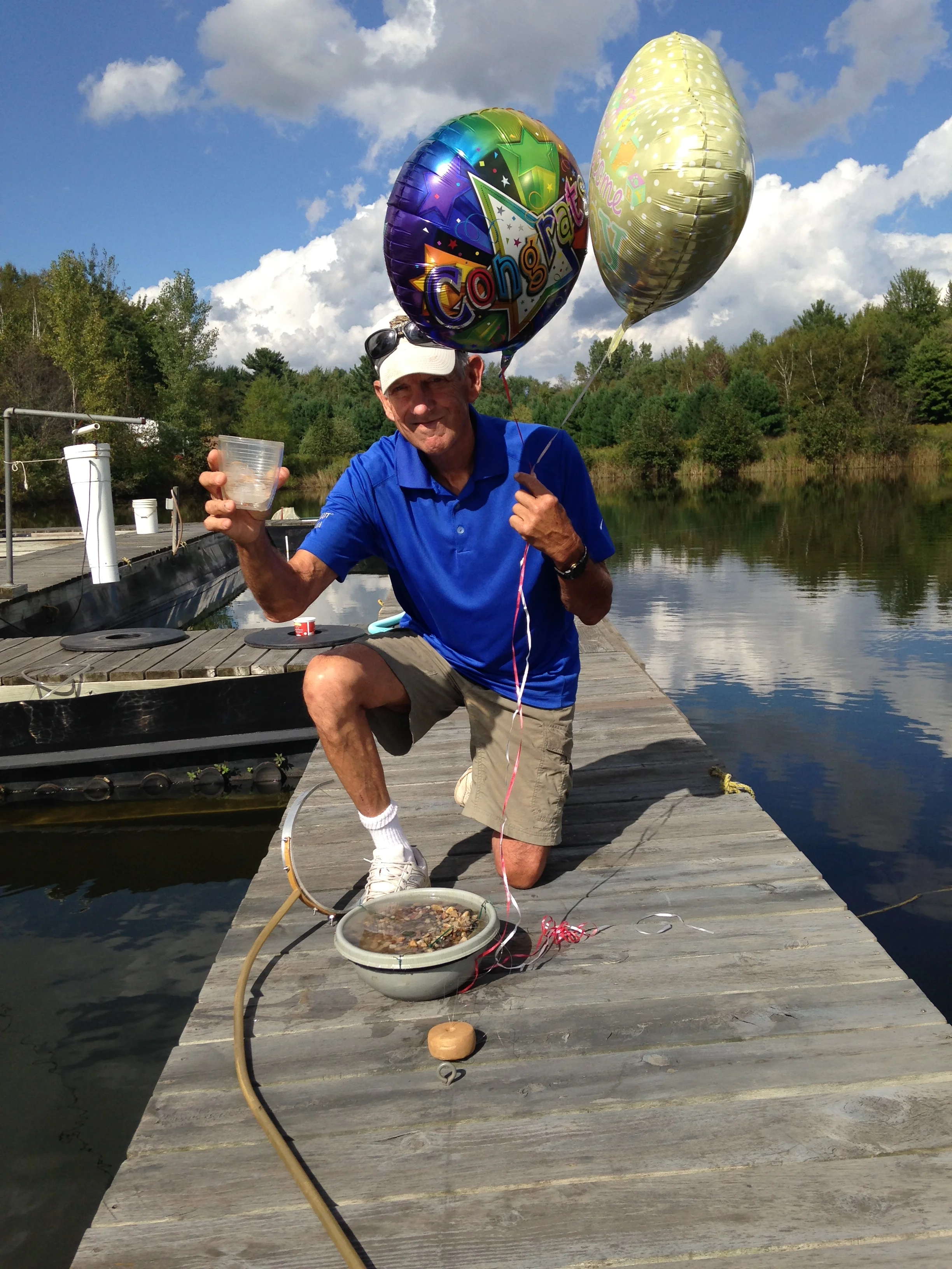 First Reported Spawning of Sunfish Using Artificial Nests In Floating In-Pond Raceways - by Superior Aquaculture