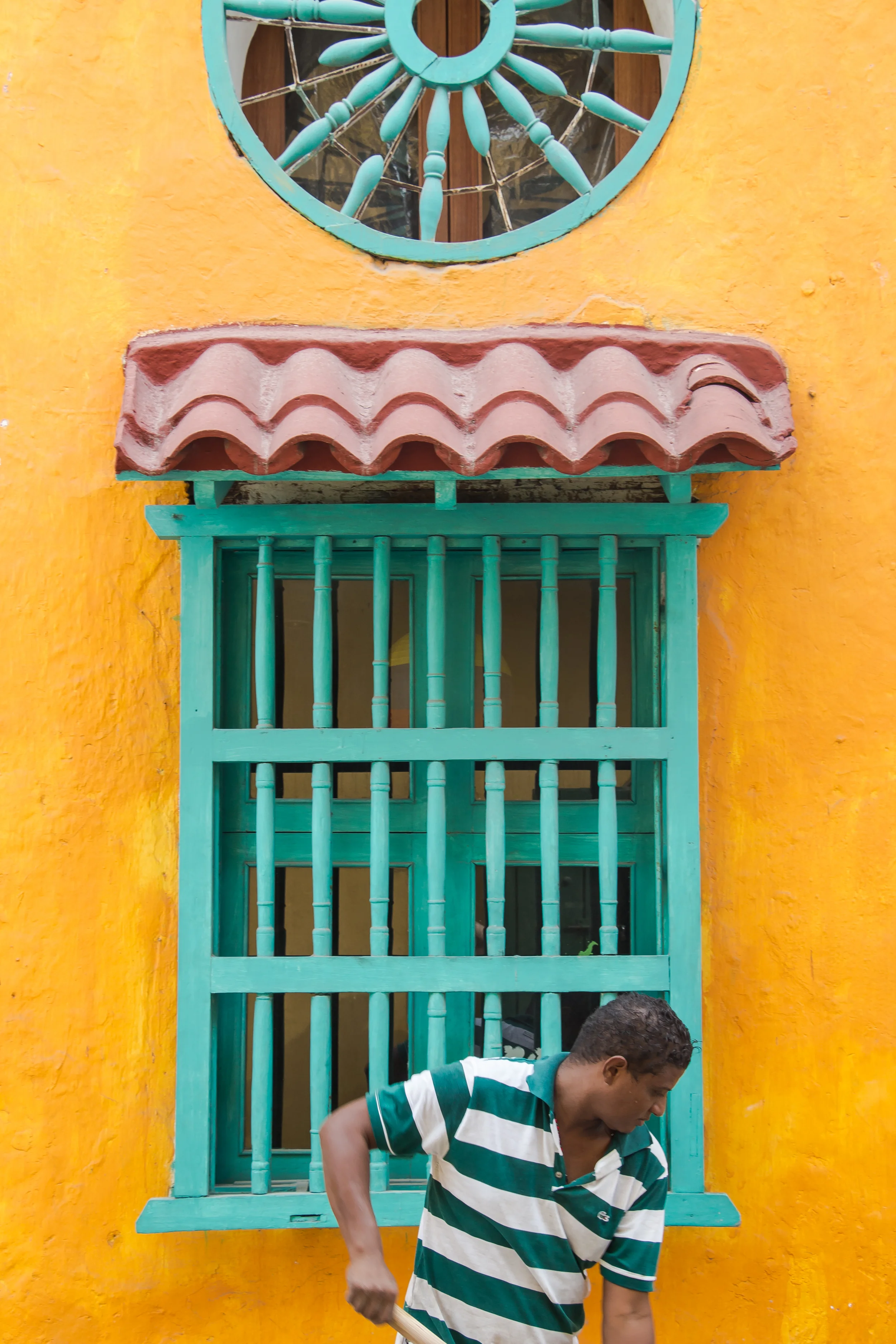 Colors of the old town - Cartagena, Colombia