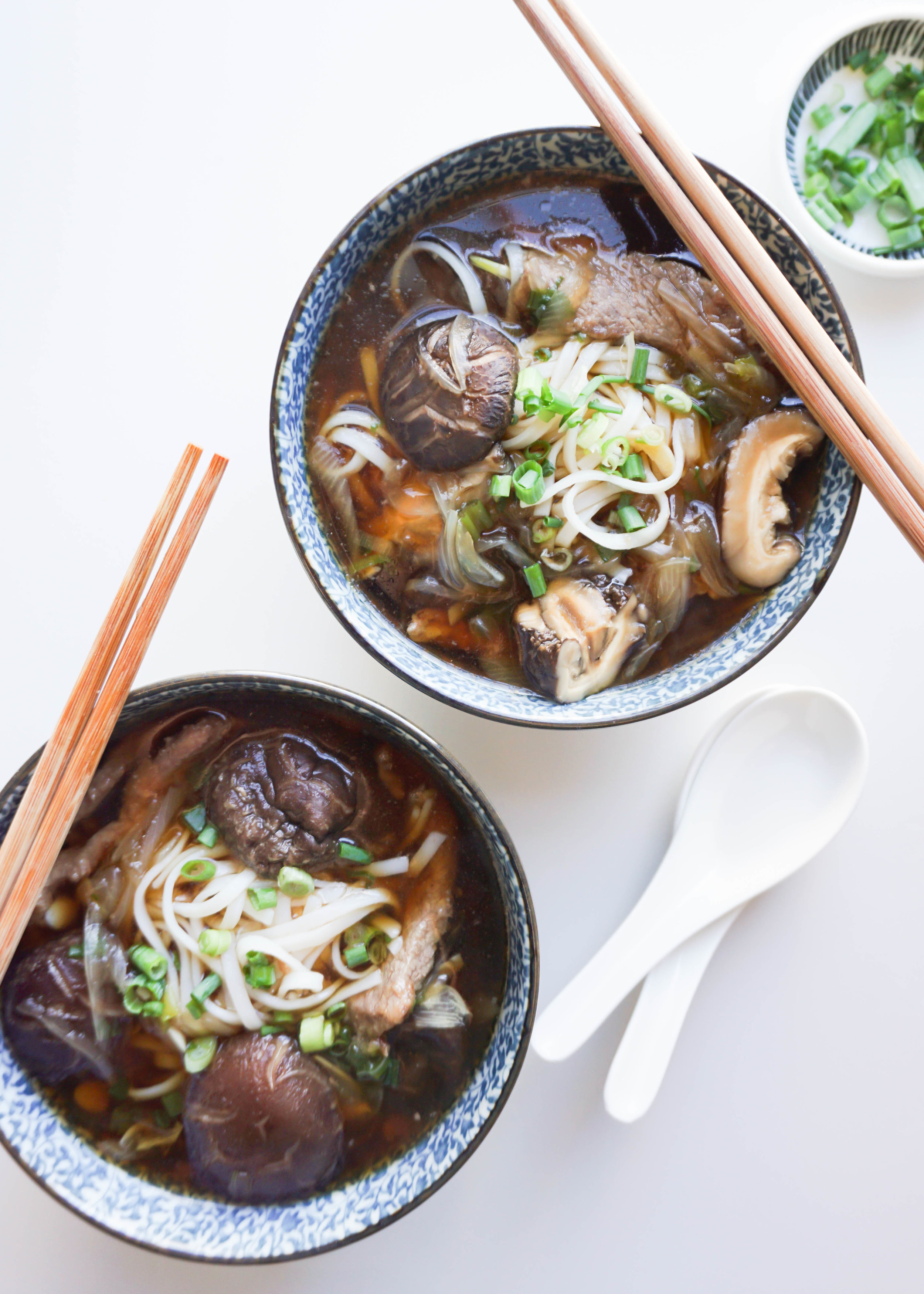 Shiitake Mushroom and Beef Noodle Soup — Eat Cho Food