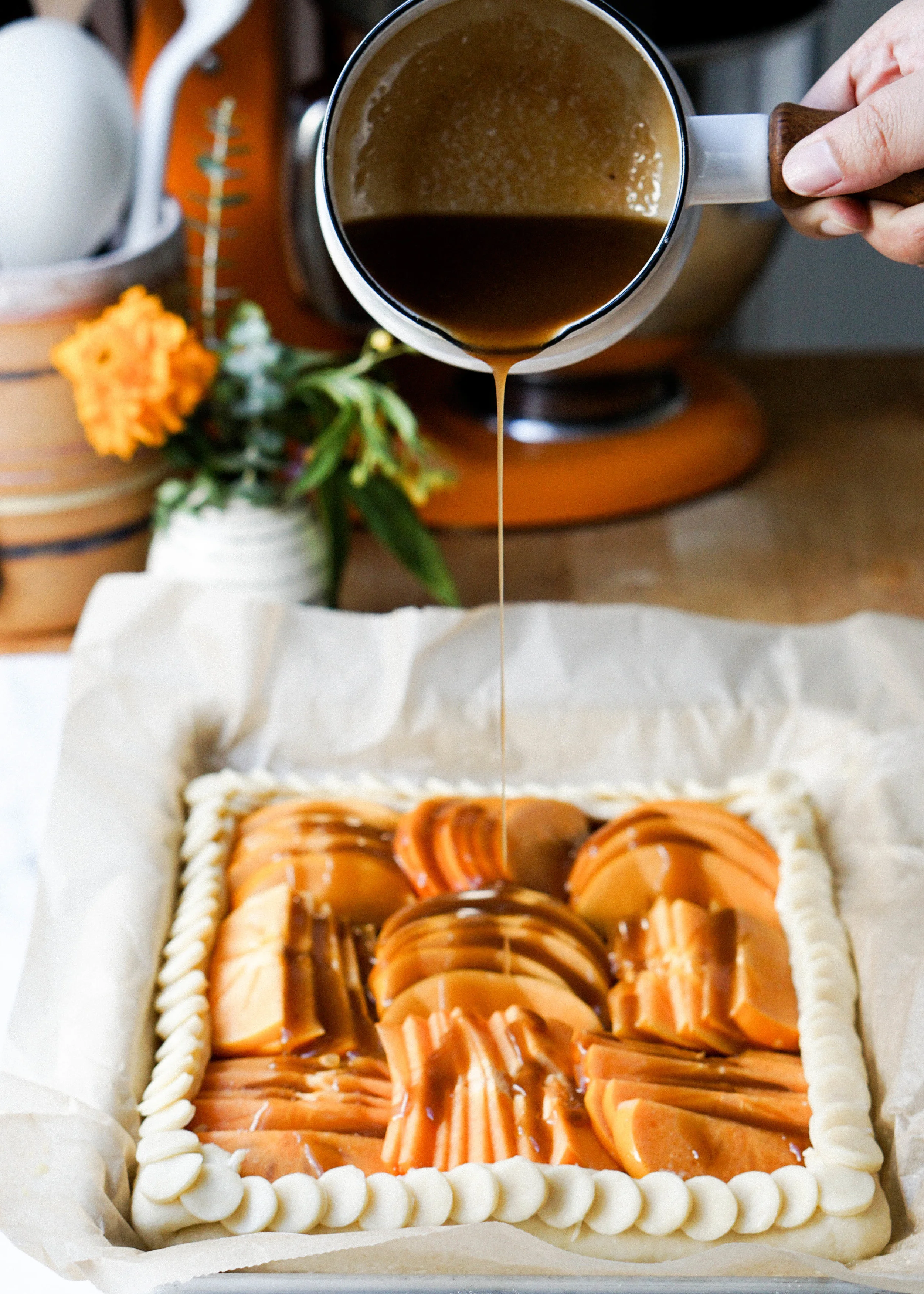 Bourbon Persimmon Galette // Eat Cho Food