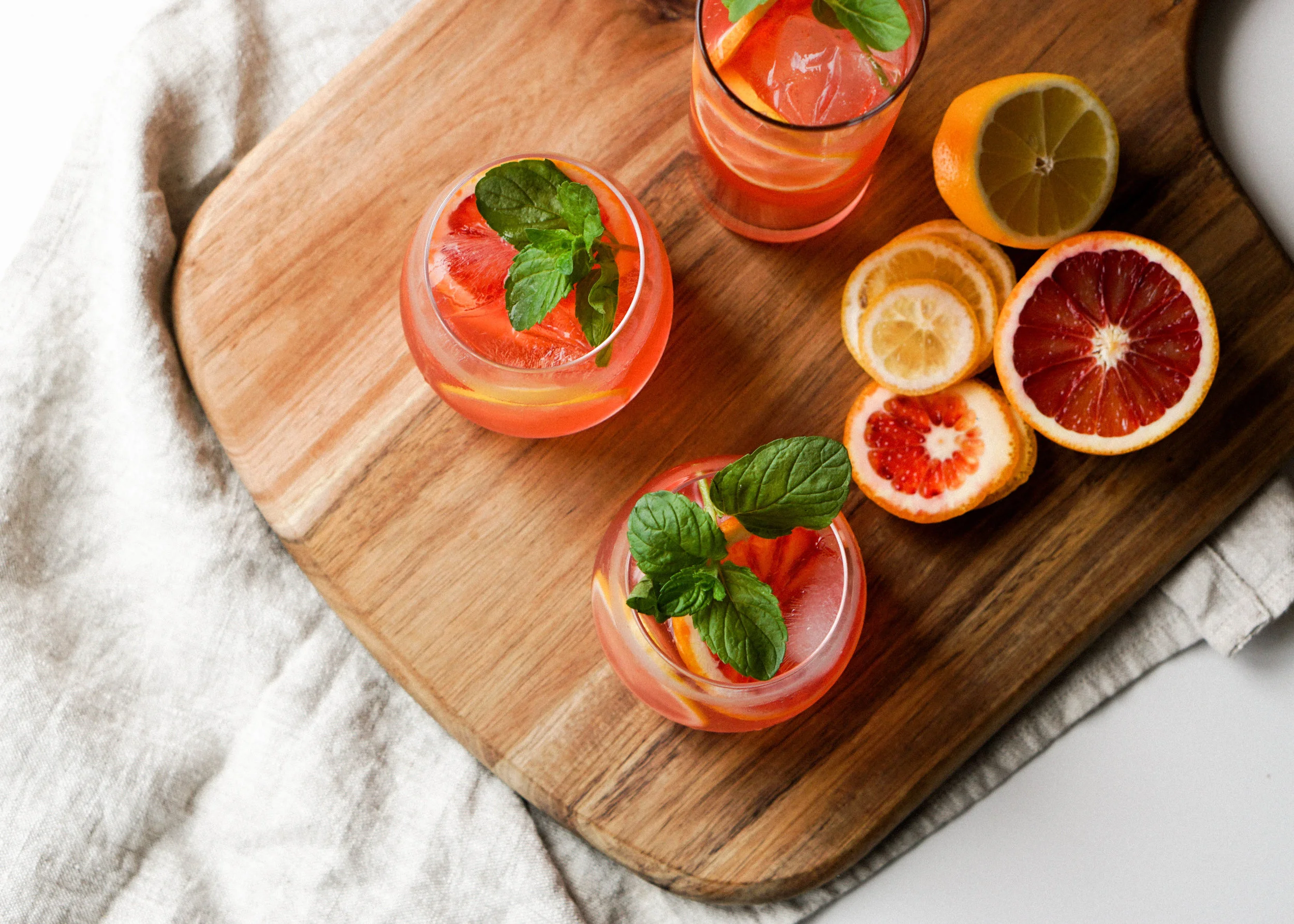 Blood Orange And Mint Lemonade Eat Cho Food
