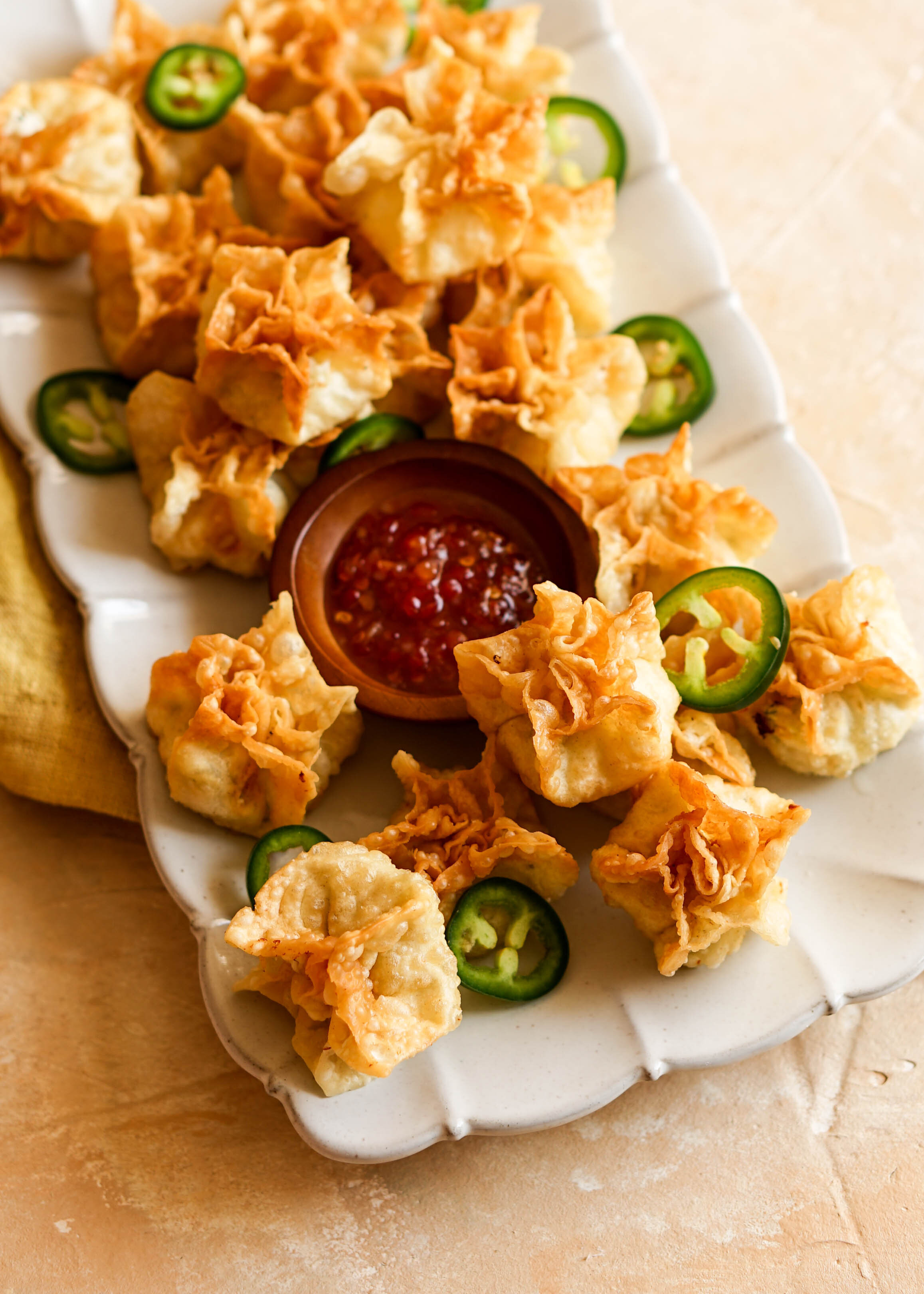 Goat Cheese and Jalapeño Rangoon — Eat Cho Food