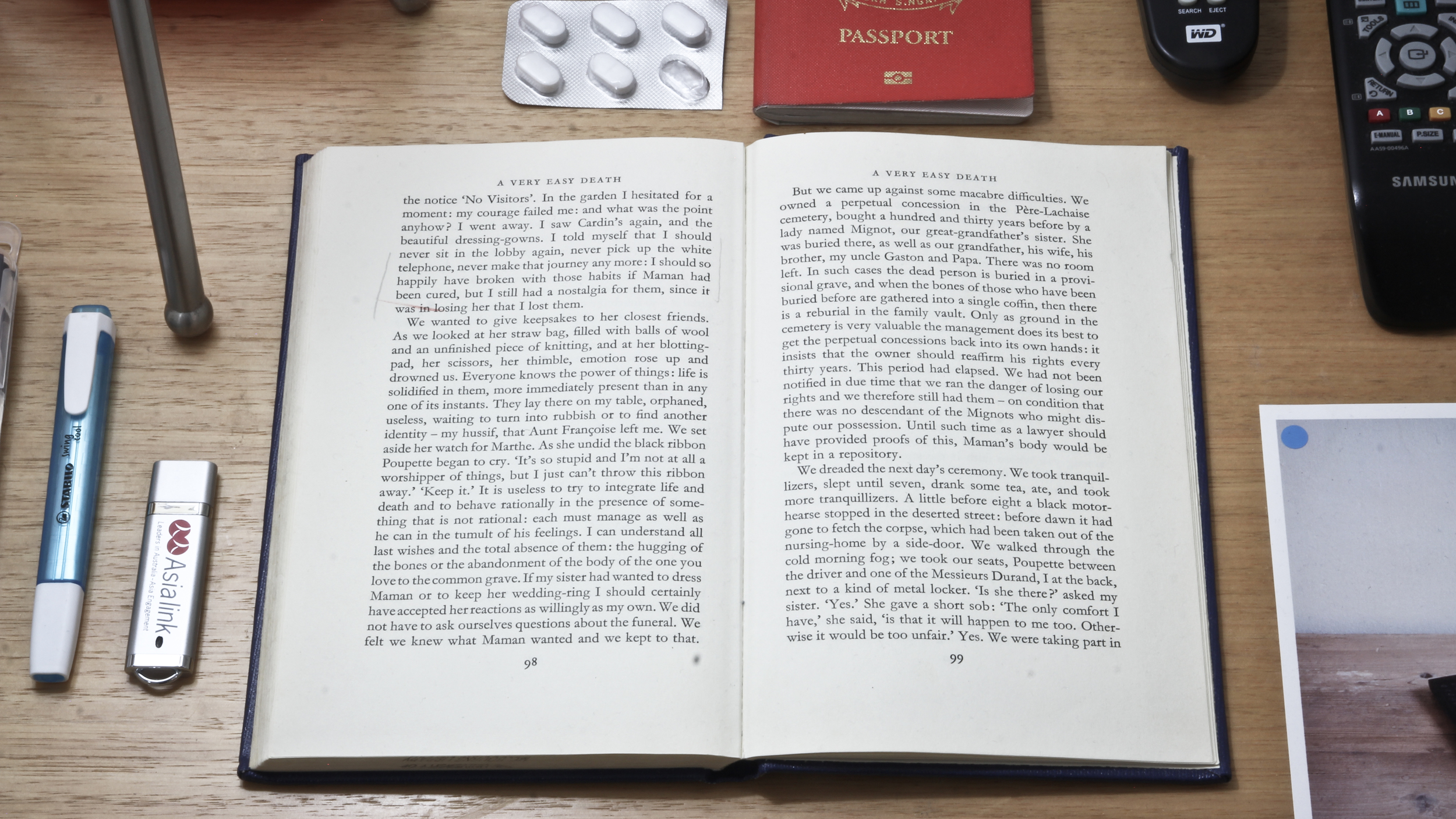 Simone de Beauvoir's A Very Easy Death.