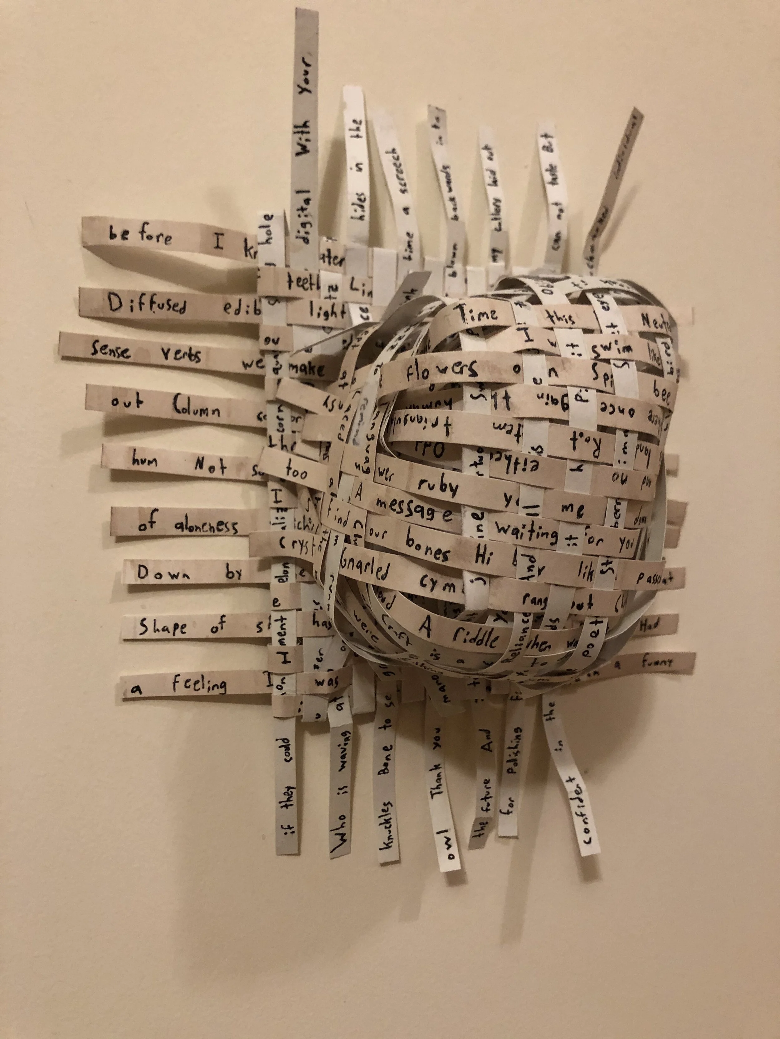   poem basket (side)  - Jared Goldfischer and Morgan Levine 