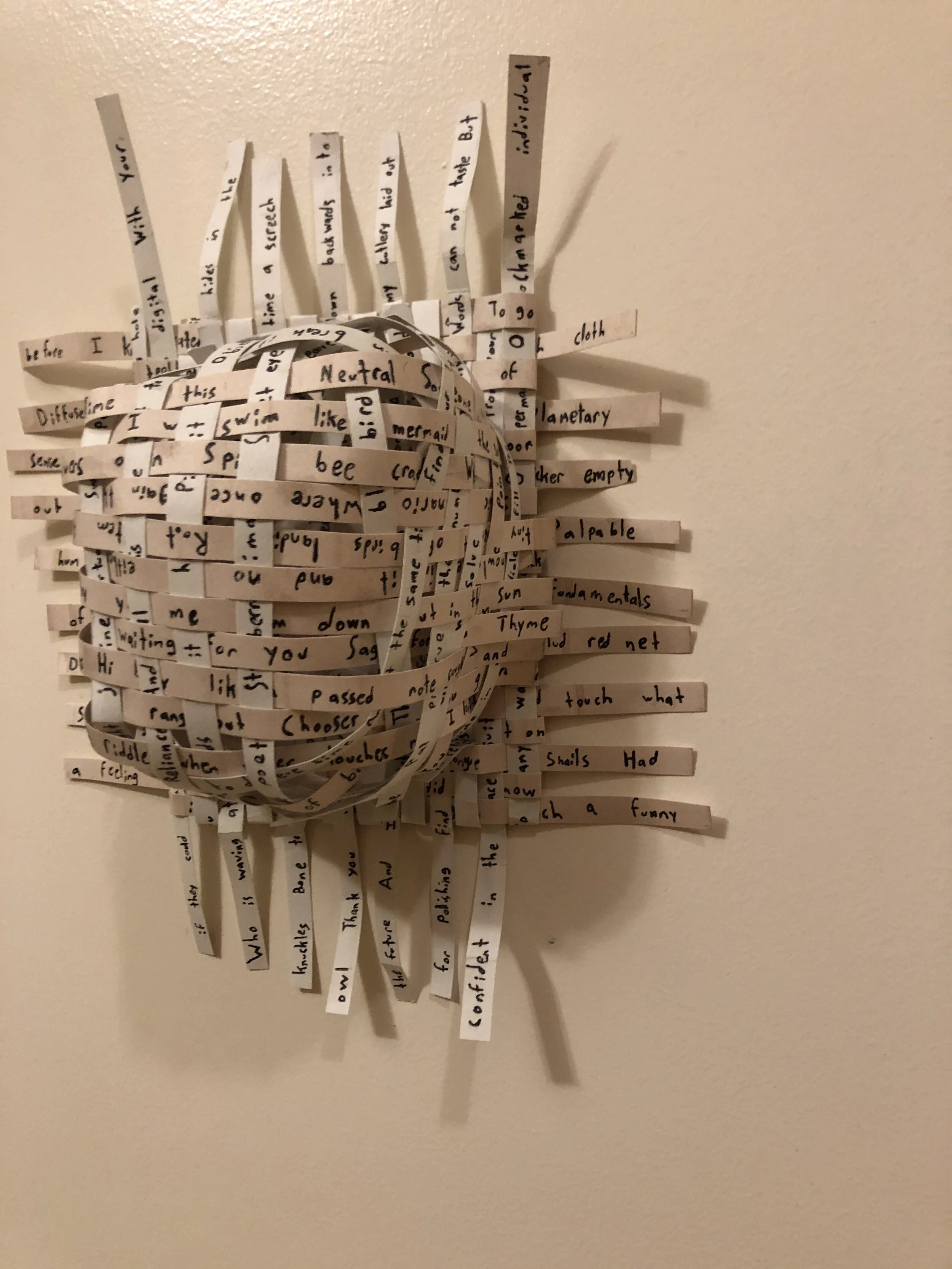   poem basket (side) - Jared Goldfischer and Morgan Levine 