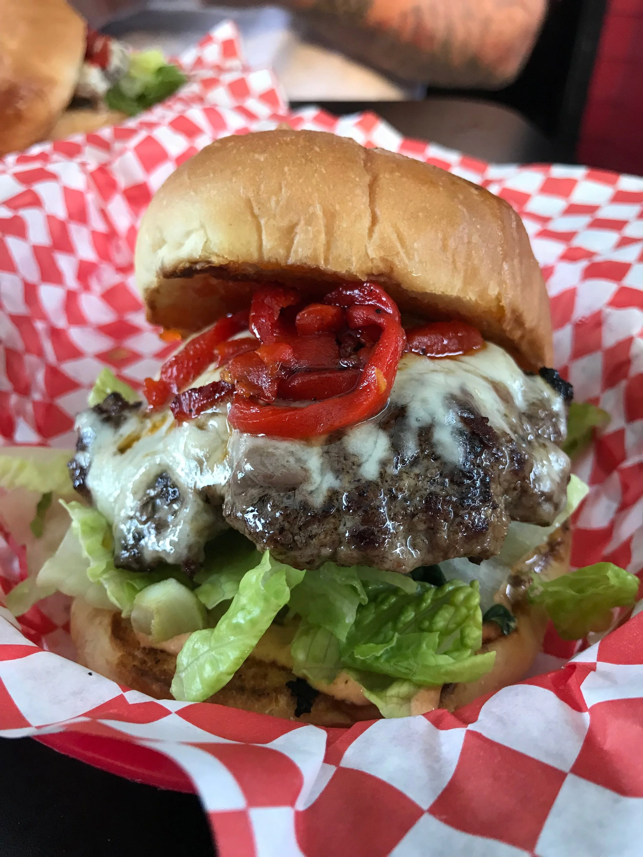 Lucky Devil's Hellfire Burger