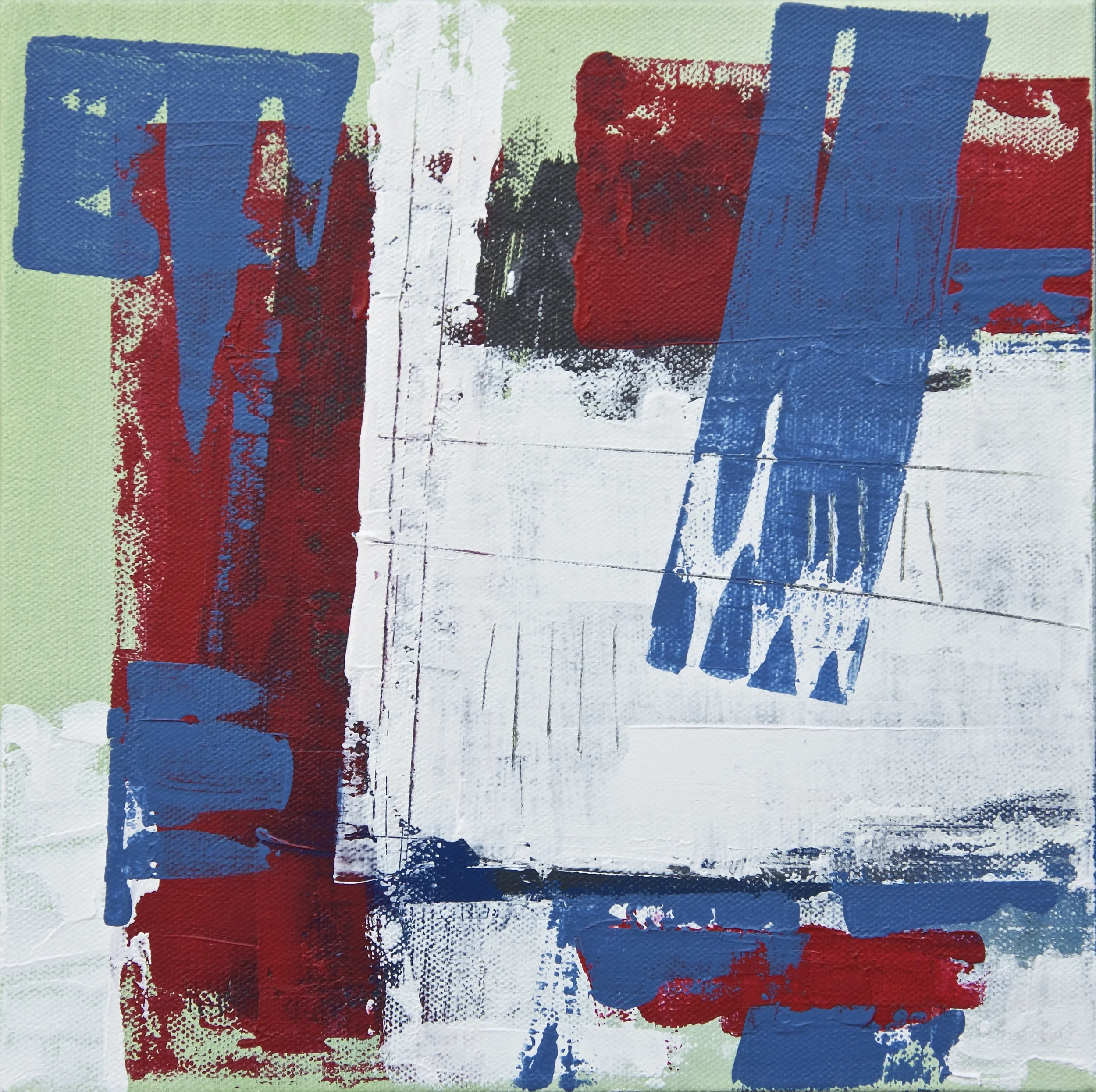 This painting got reworked and now looks like the piece below