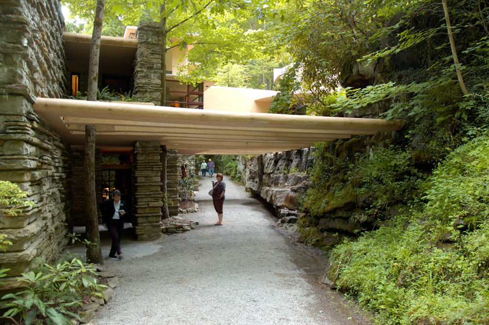 This gives you a better perspective of how the design was integrated into nature.