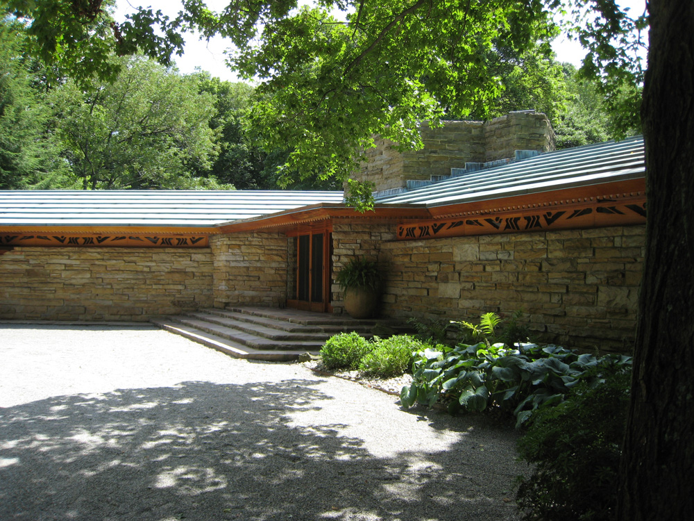 This is "Kentuck Knob" another one of Wright's designs, complete with a sculpture garden on the grounds.
