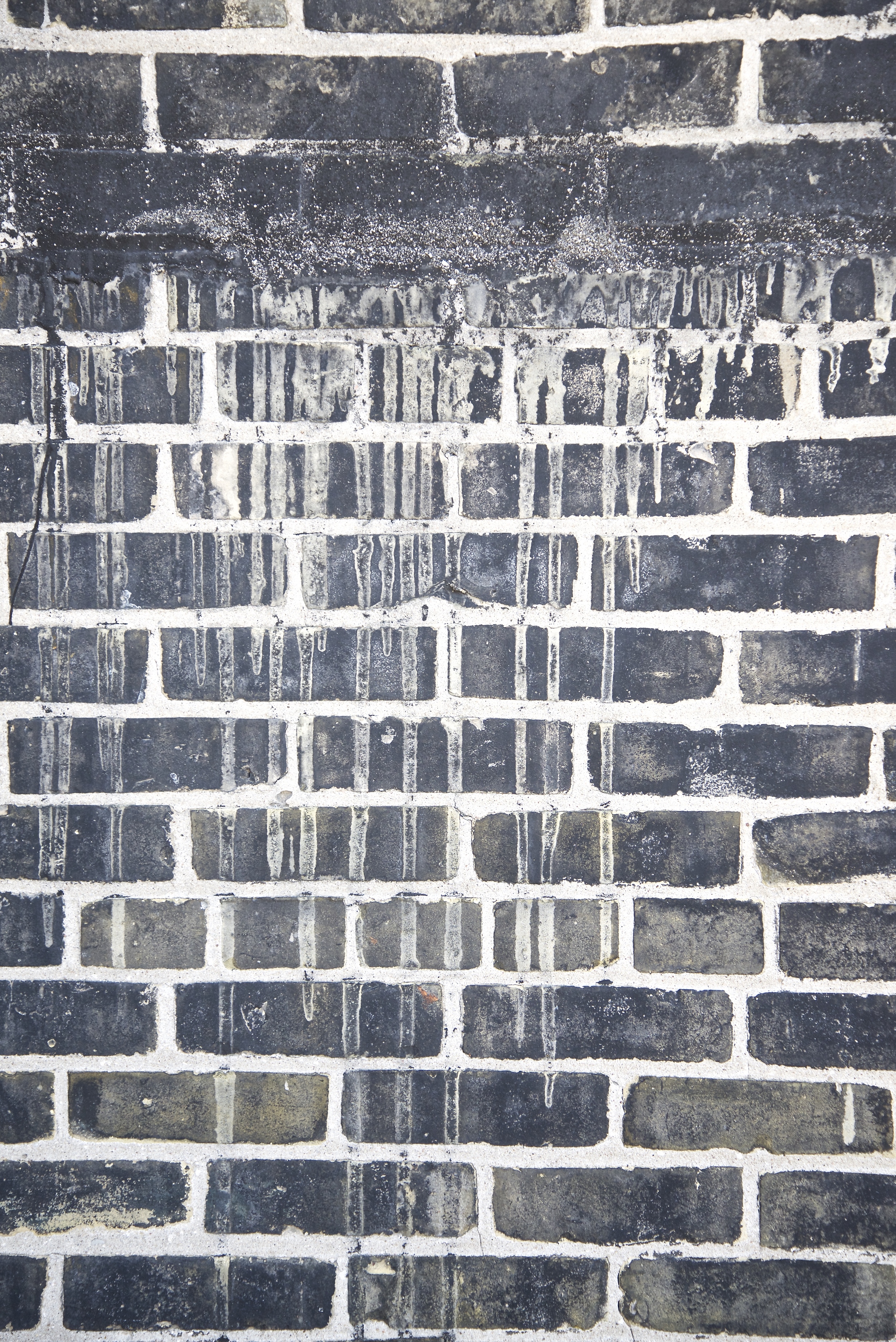 I need to tell you that this photo has not been edited to alter the colour. Those bricks are AMAZING!! When I got out of my car and saw this building with those drips of paint, I instantly became giddy.