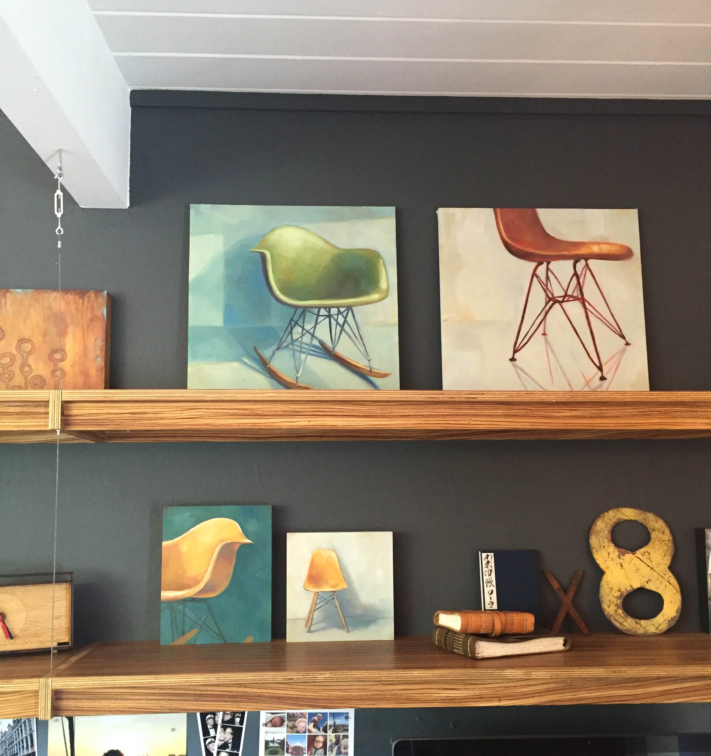 Her paintings express a combination of texture, light & shadow so well, it's hard to choose a favourite. 
