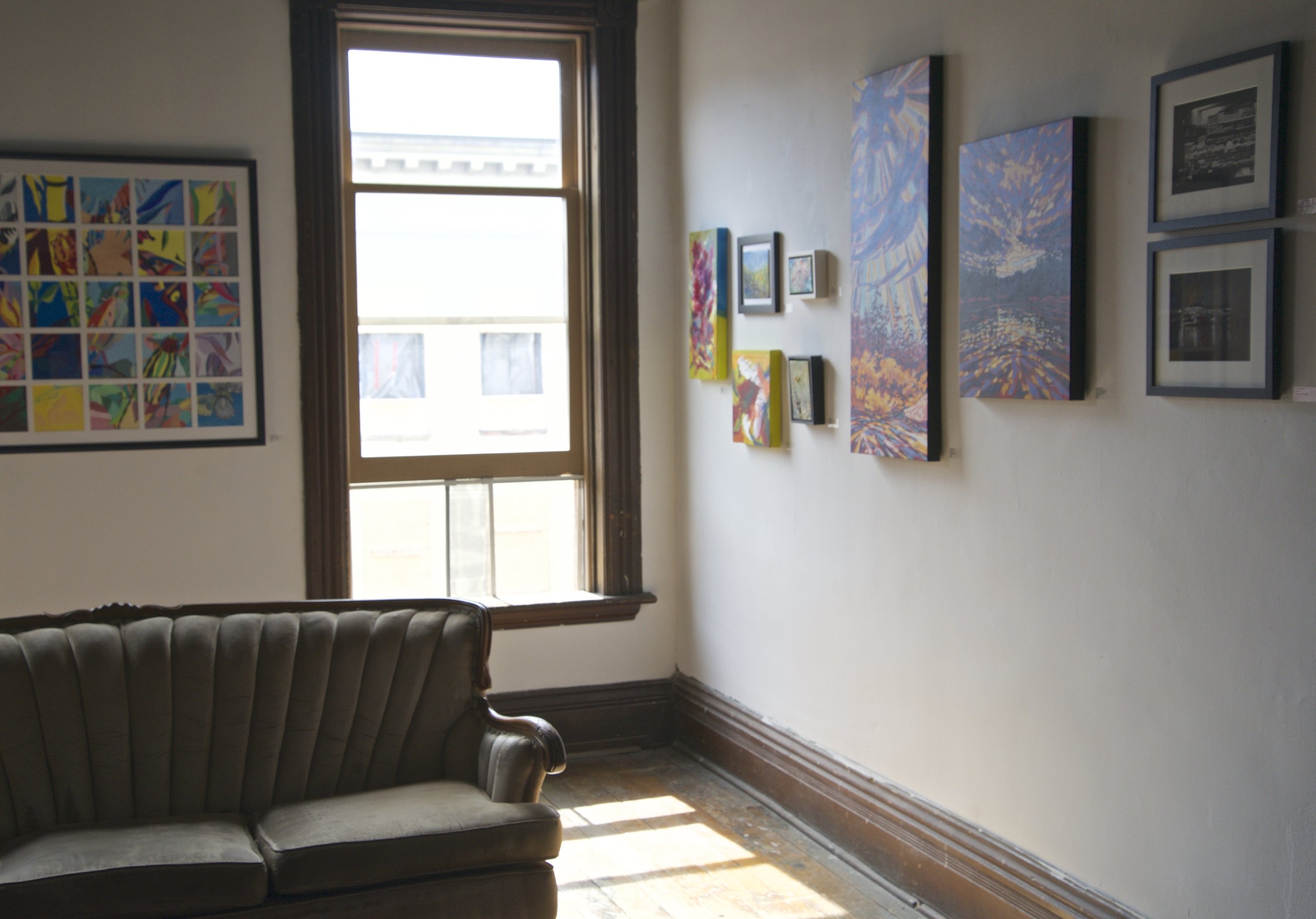 I have a few paintings hanging in the group show at Gallery in the Attic. The Kawartha Artists Studio Tours are also on this weekend, shop local and buy original art folks!