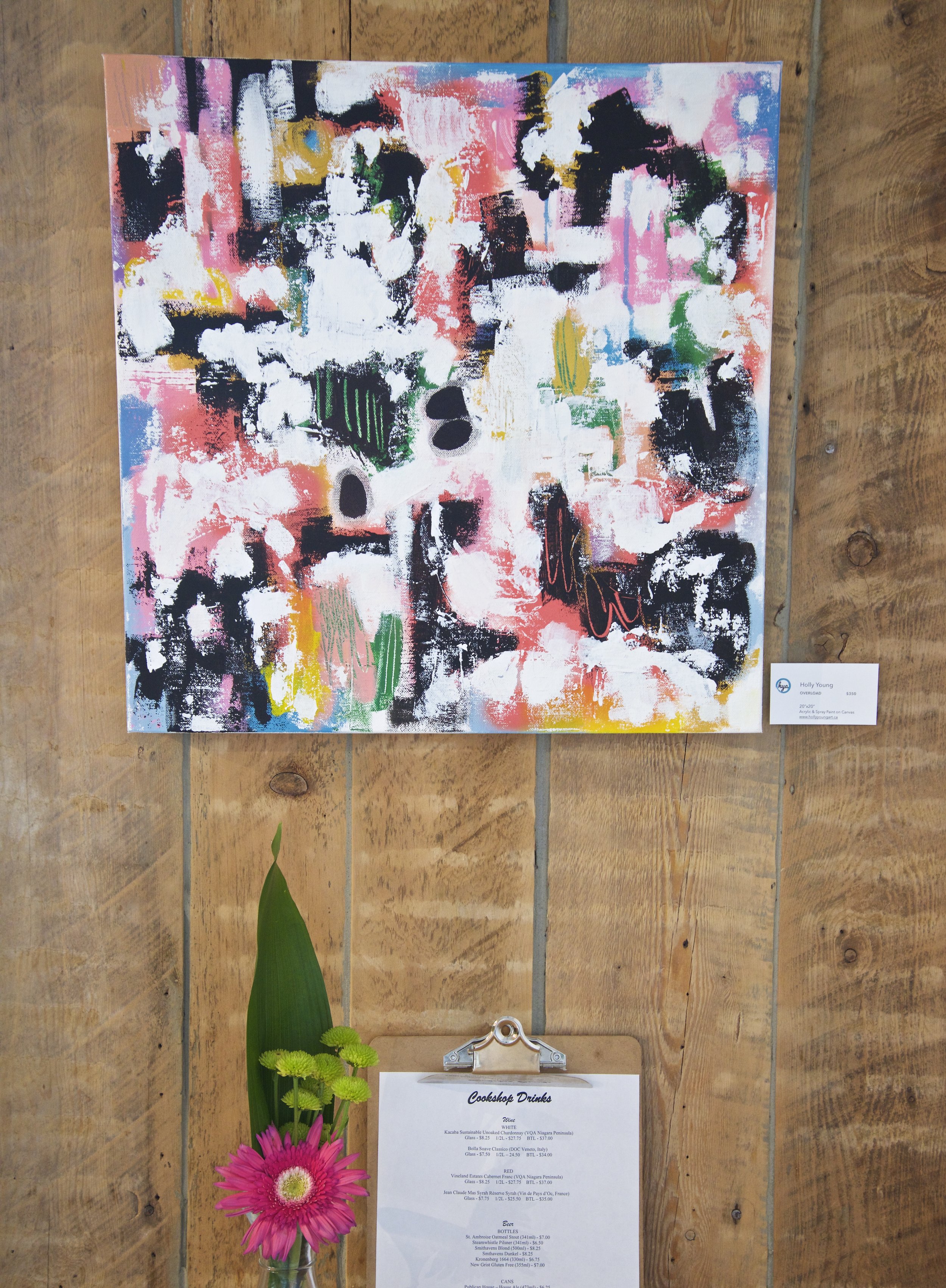 This is one of my husband's favourite pieces "Overload". He is always honest with what he likes and dislikes, which I appreciate.