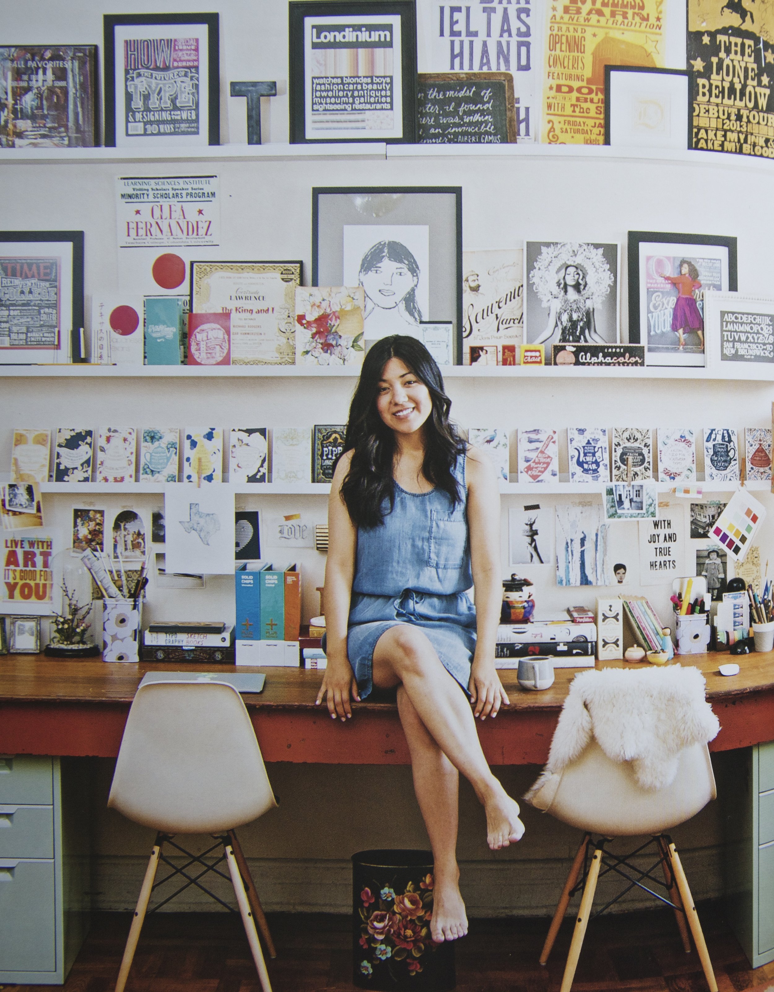 How incredible is the work space of Dana Tanamachi! Loved her interview on page 203.