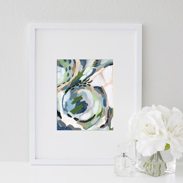 Original painting on paper by Laura Fedorowicz, size 8 x 10". 