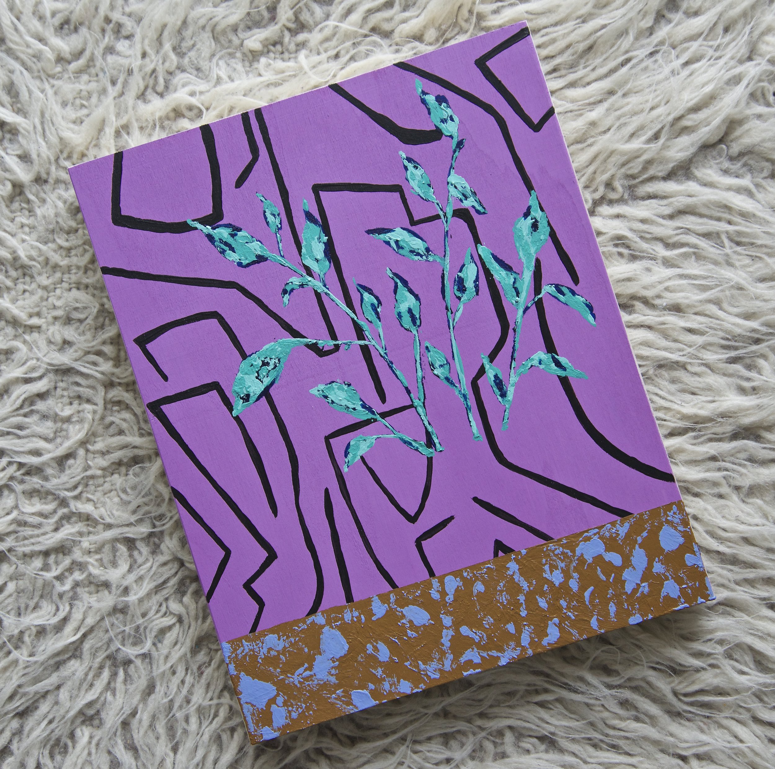My portion of the piece is complete, time to package it up & mail it to the US!