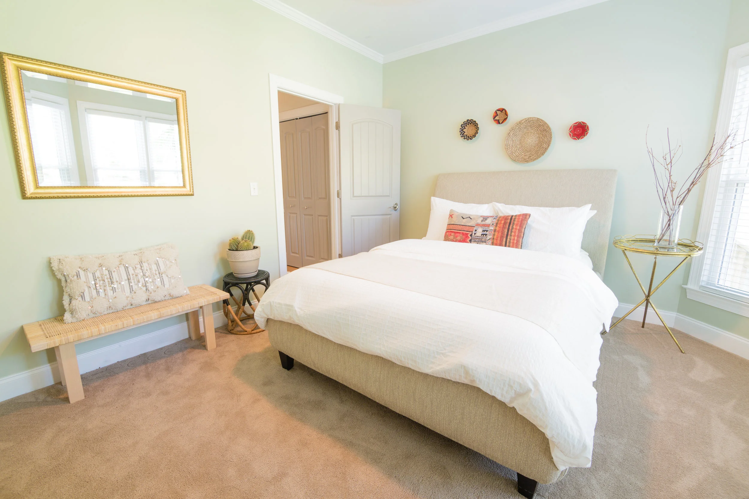 The perfect spot for guests to relax and spend the night.