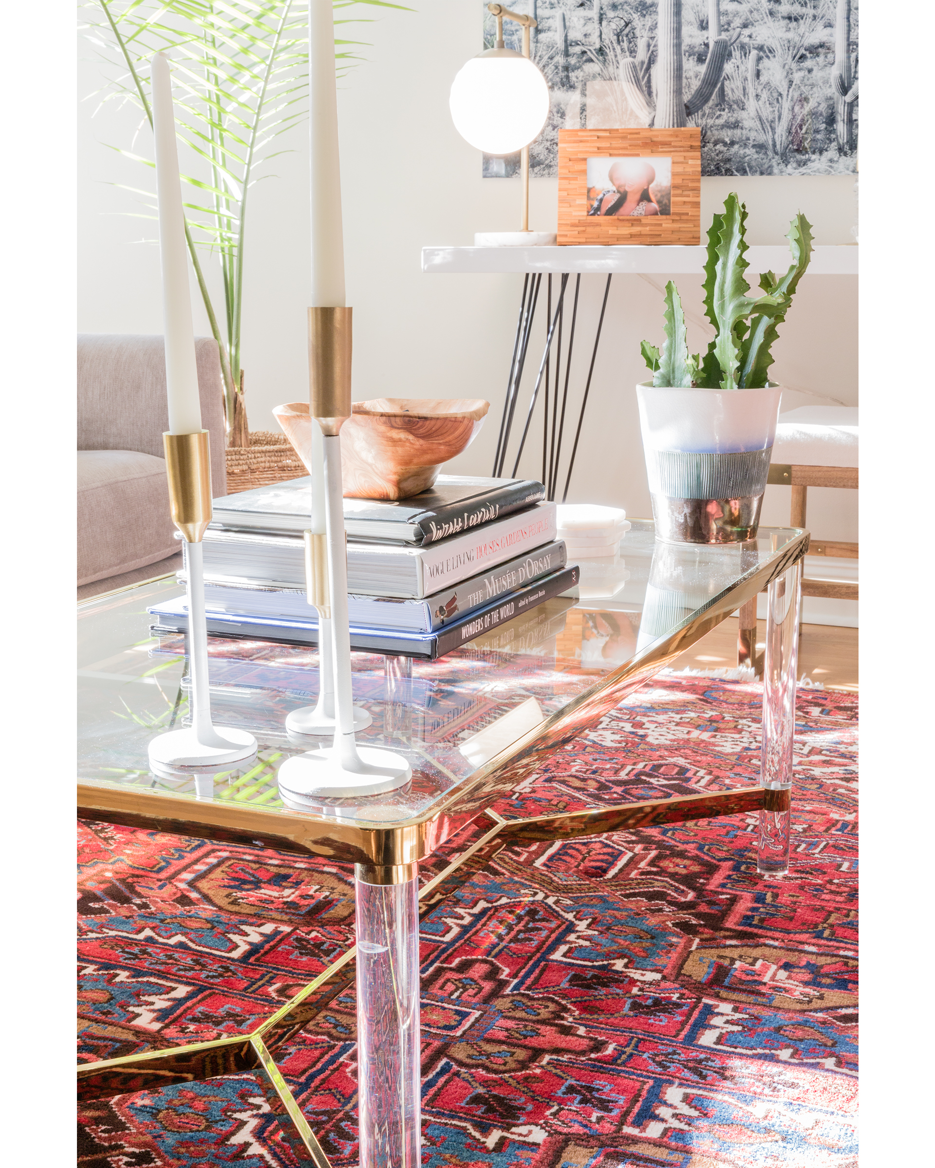 Our living room area rug is very similar to this pattern (my husband even noticed that) good choice Lauren!