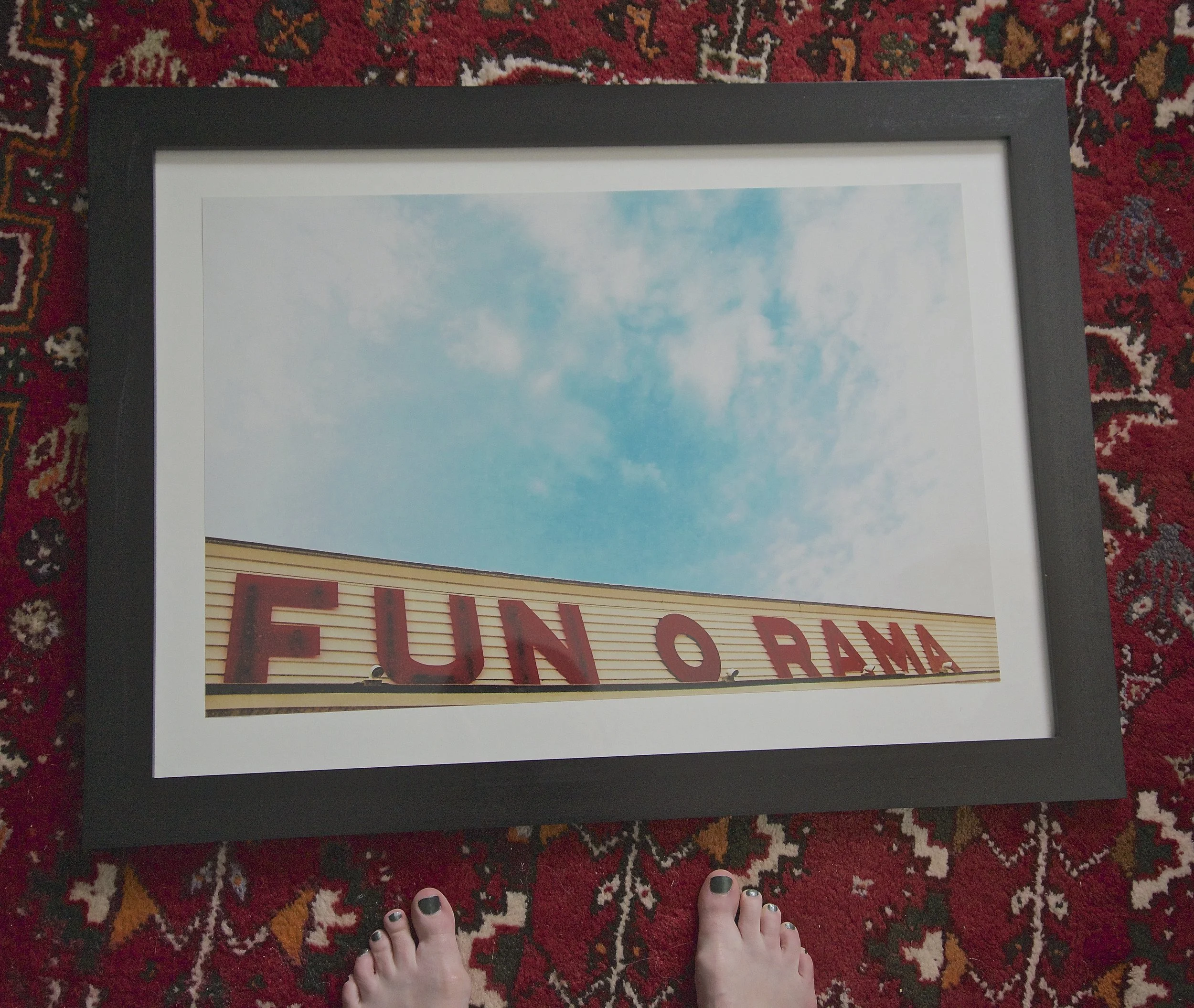 This is the largest print I received from Meg. I popped it in the frame as soon as I opened it up.