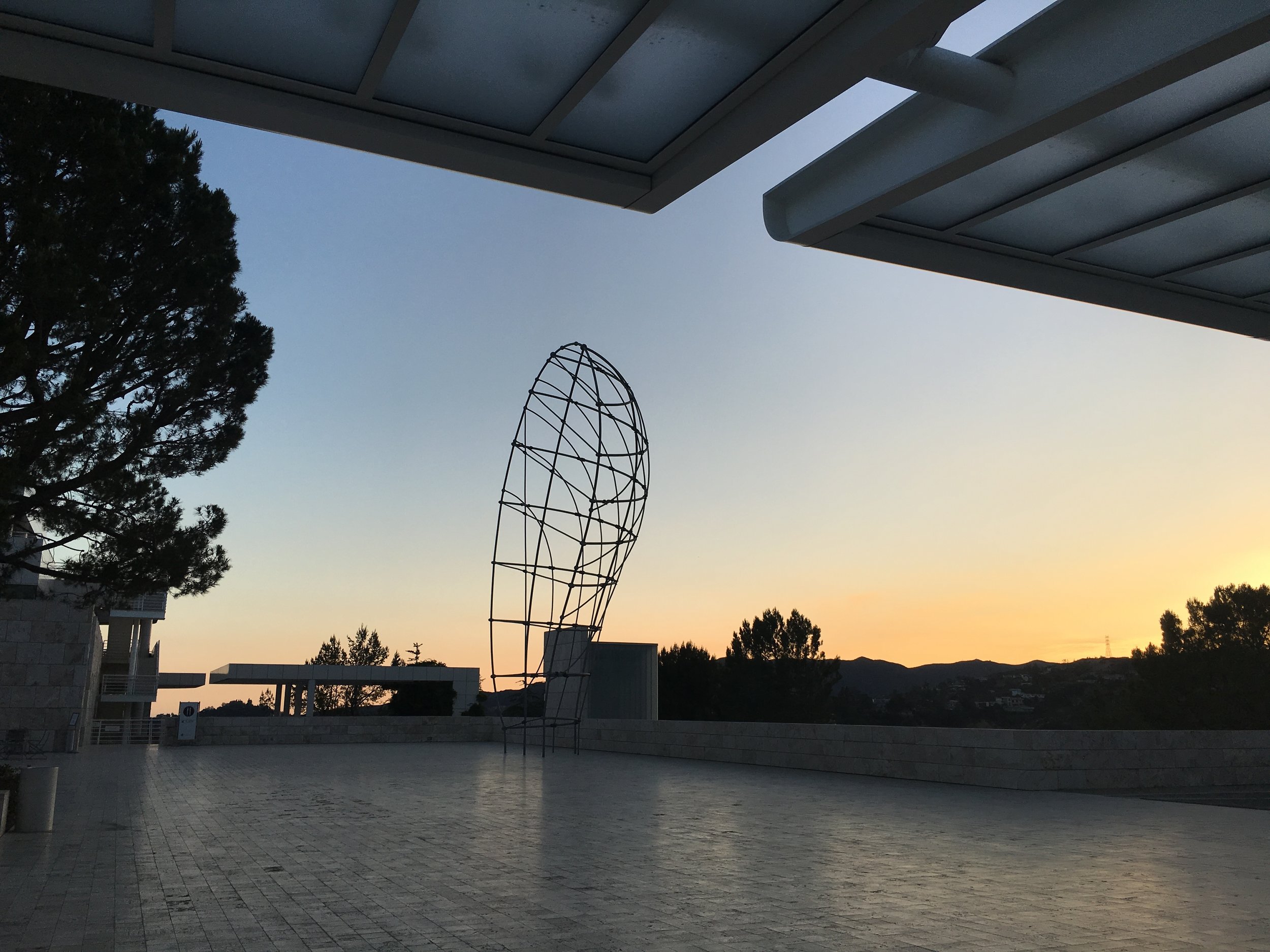  The Getty Museum of Art is designed to show off the angles of the city. Surrounded by sky and buildings down below, there is no such thing as a bad view here. 