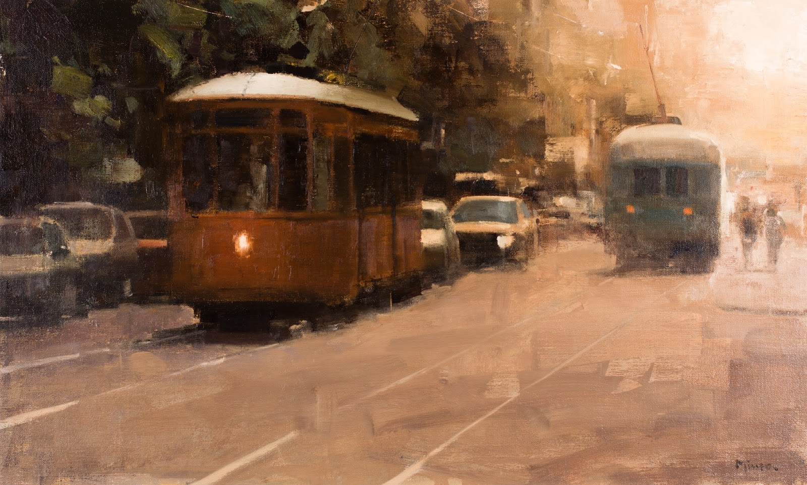 To and Fro, 14.5x24, oil on linen