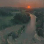 Summer Sun Over the Illinois by John P. Lasater, IV