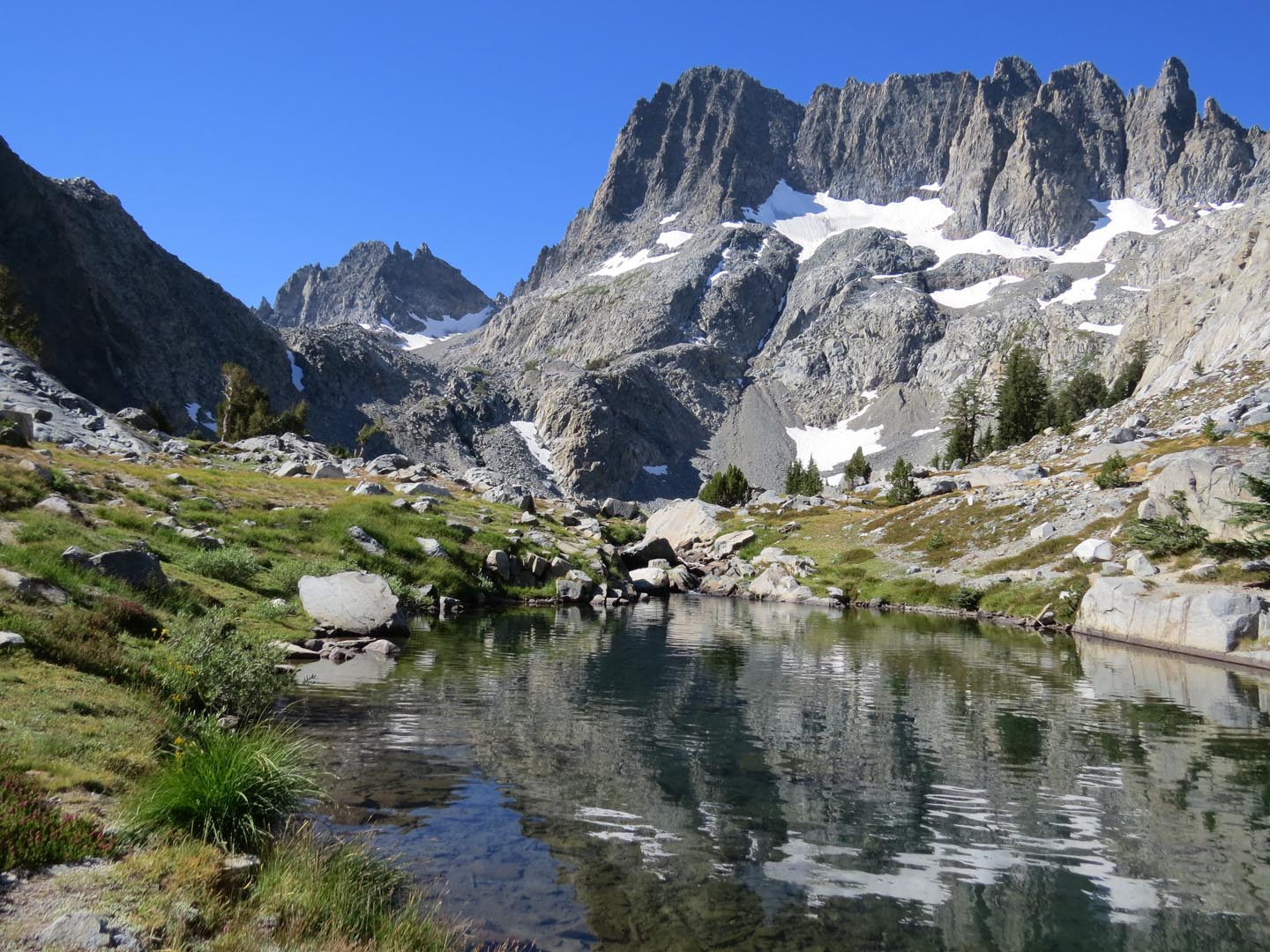 Minaret Range- Lower Iceberg Lake, Eastern Sierras