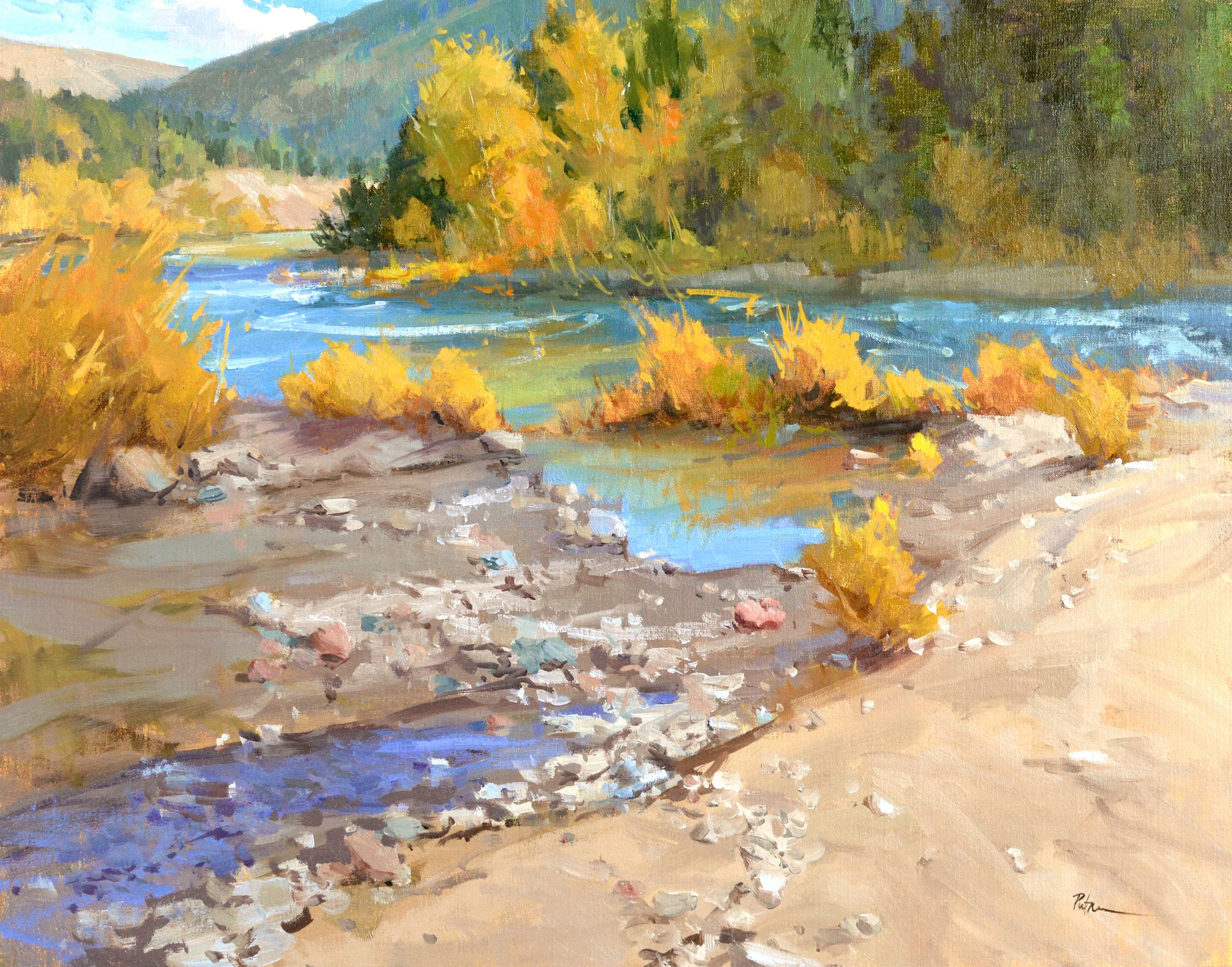 FallMagicinWestGlacier24x30cLoriPutnam2018.jpg