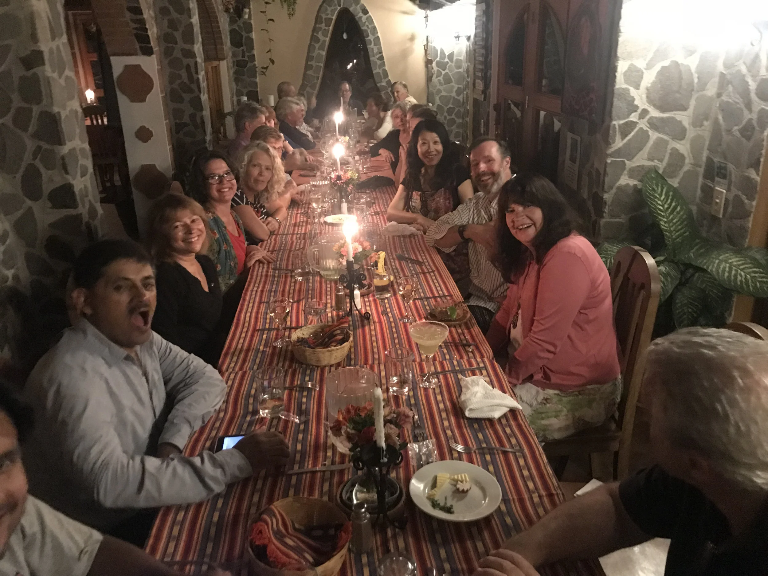 Final group dinner on our last night before heading back to Guatemala City and flights home.
