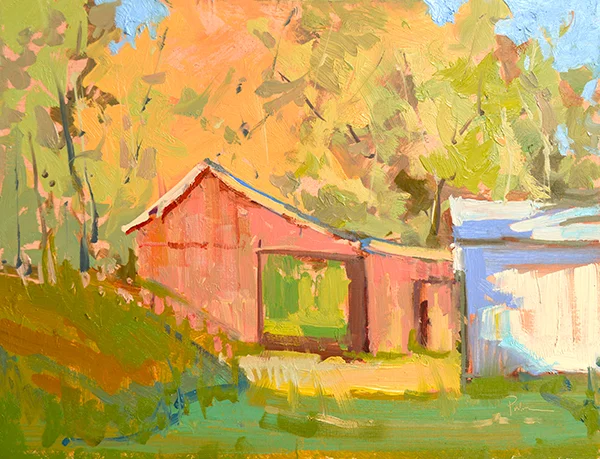 Downtown Charlotte, 11x14, oil on linen. $2800