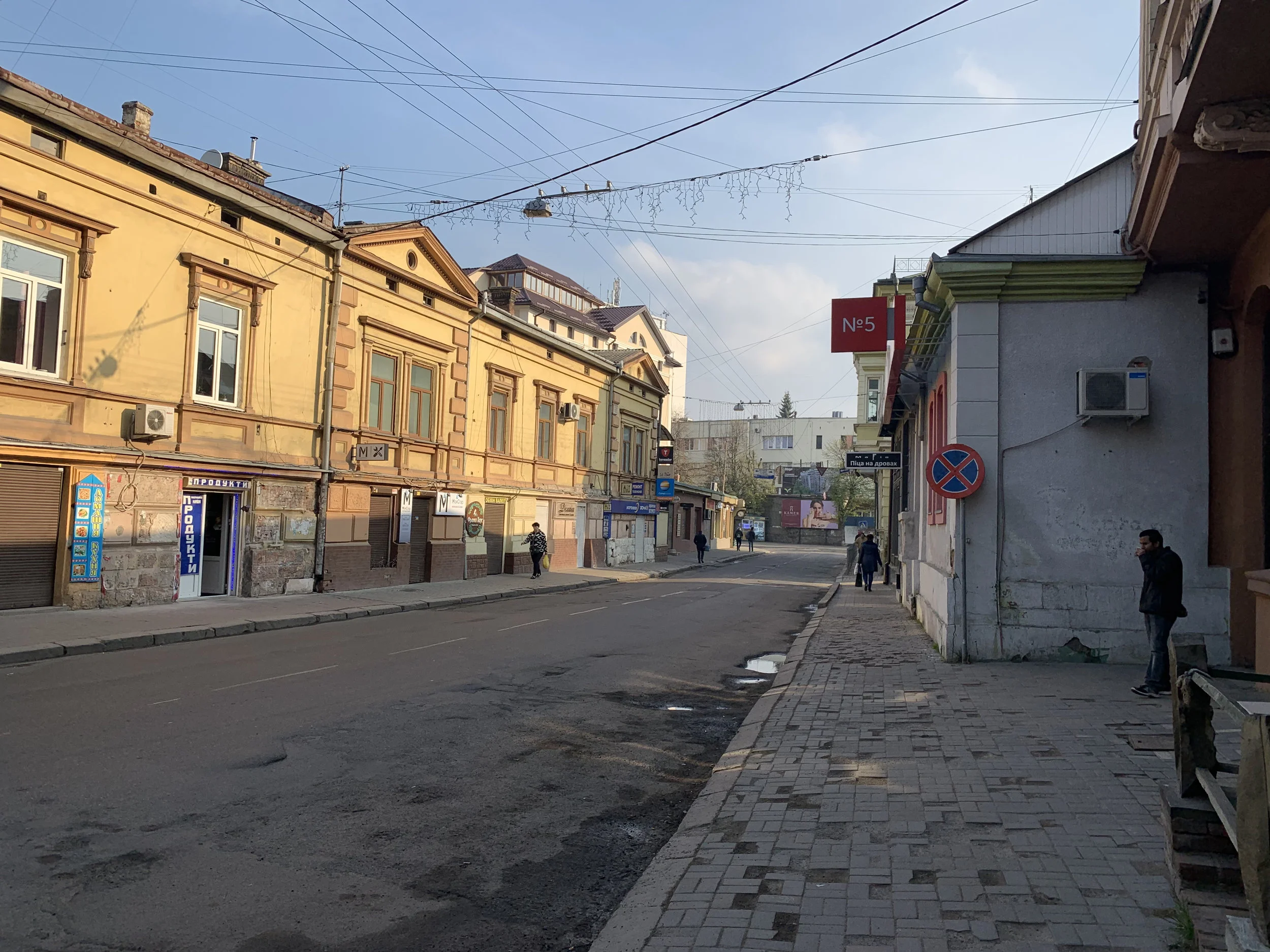 My walk to school every morning.