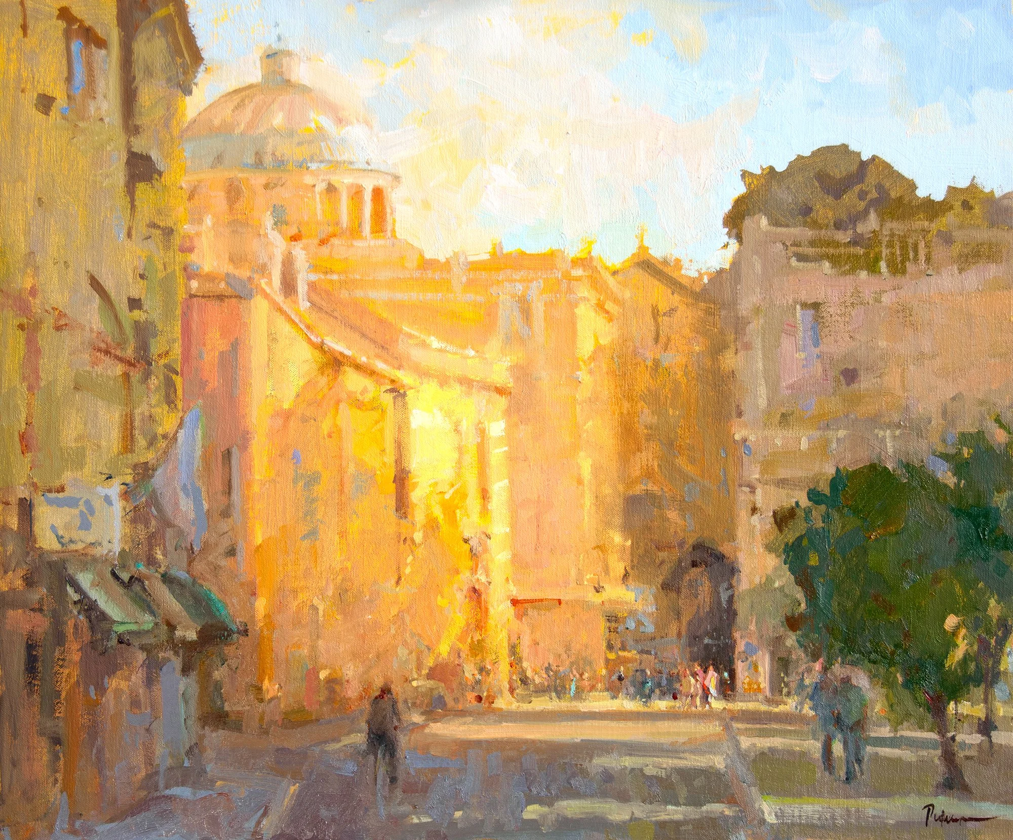 Landscape Painting in Bagni di Lucca