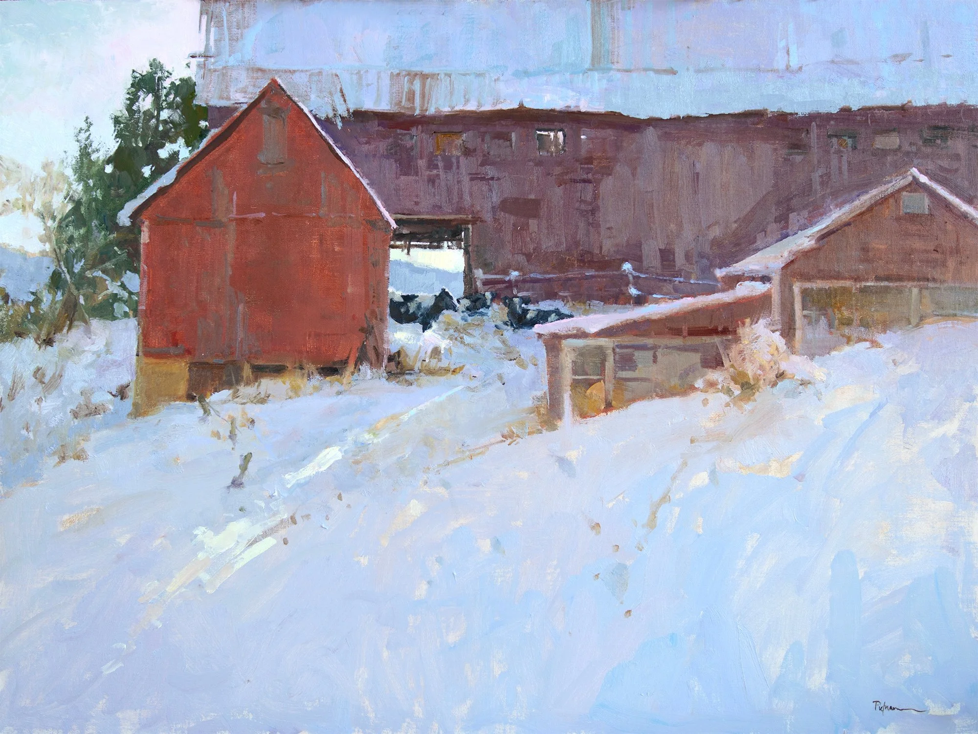 Morning on the Farm, 30x40, oil, $15,000