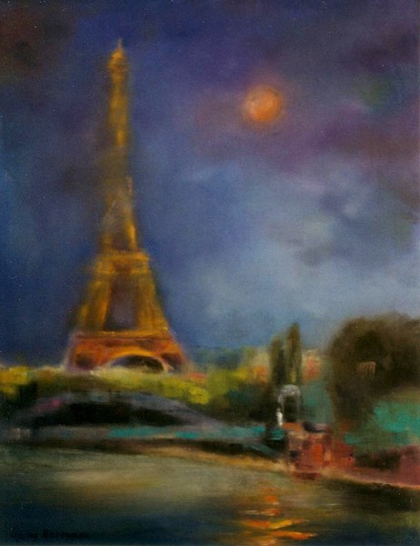 Eiffel Tower on a Dreamy Night