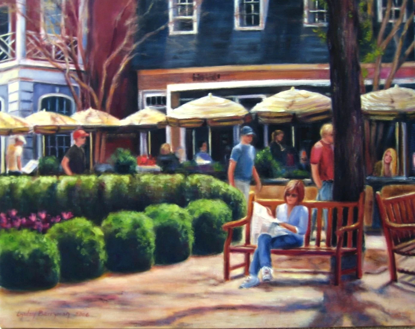Passing Time on Merchants Square  24''x30''.JPG