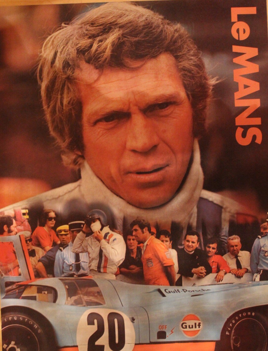 'LE MANS' (1970) with Steve McQueen - Movie Poster - �45.00.JPG