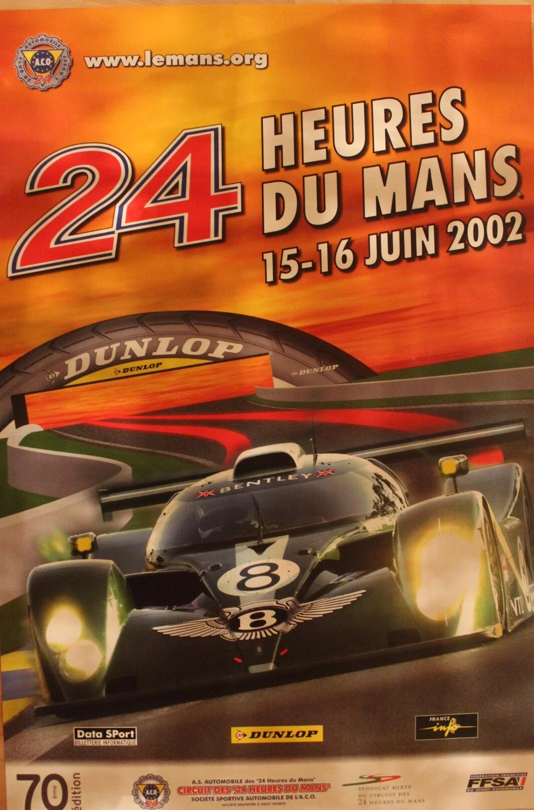 24 Hrs Le Mans - 2002 Event Poster - �55.00.JPG