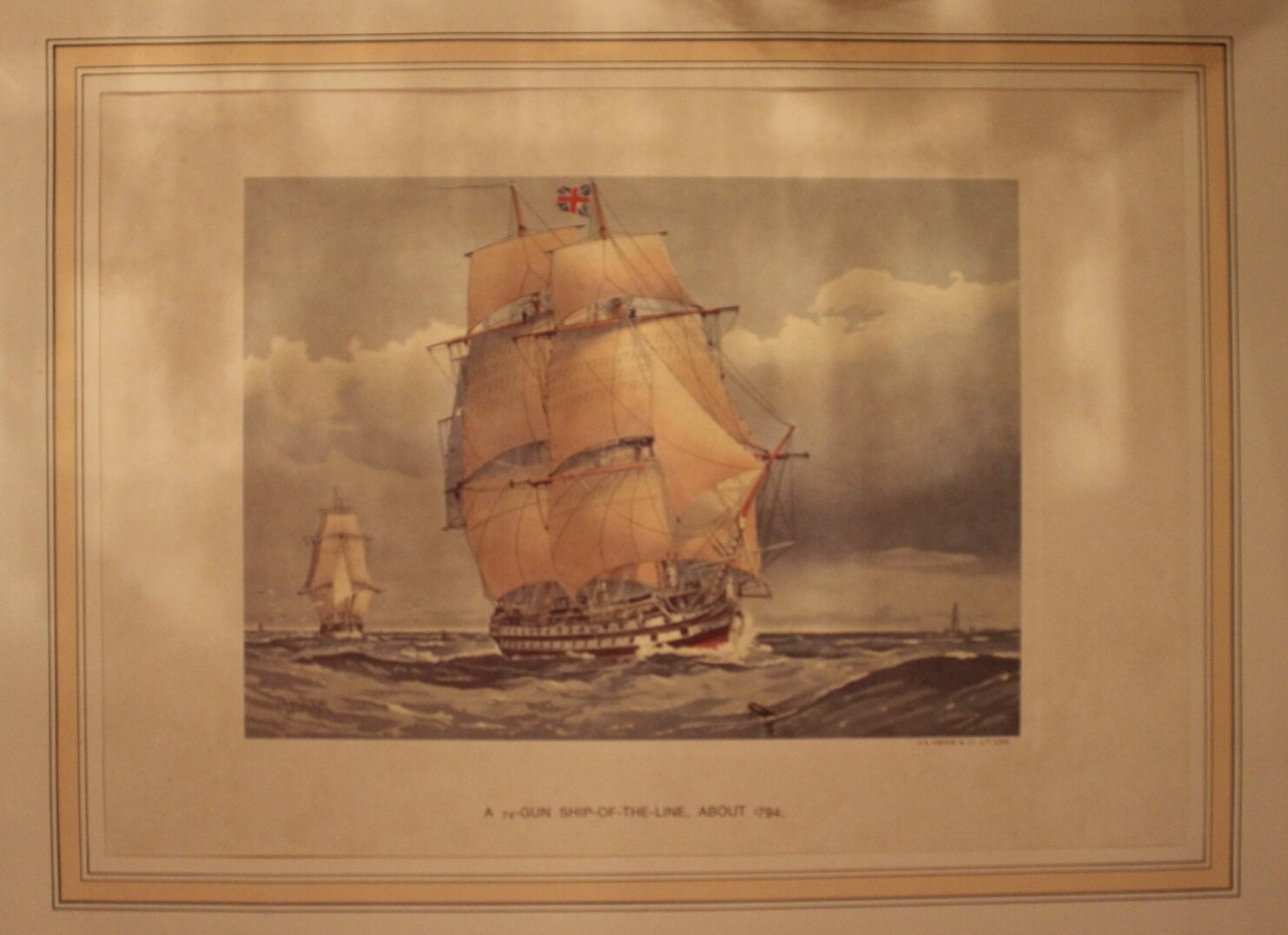 Monitor and Merrimack (print) — Williamsburg Art Gallery
