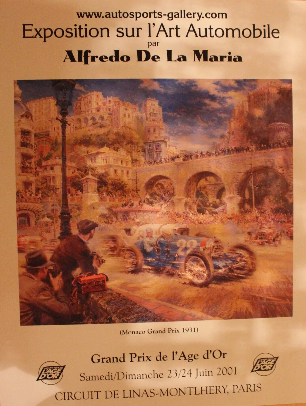 de la Maria, Alfredo - 2003 GP Age d'Or Art Exhibit Poster - �75.00.JPG