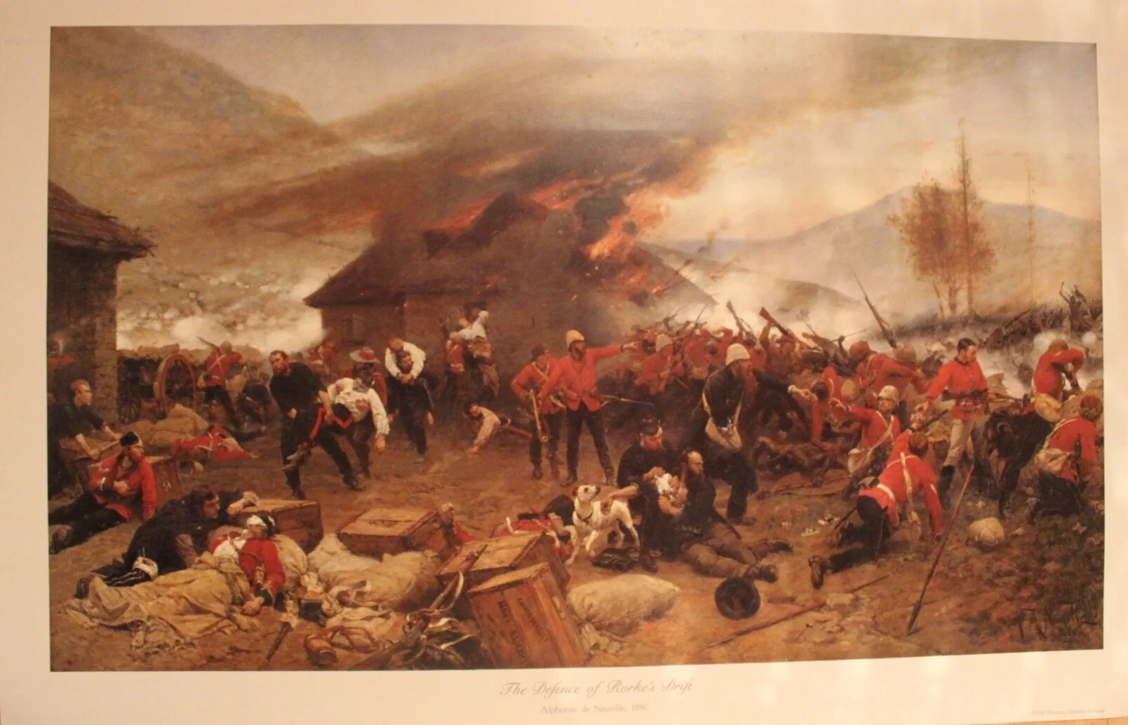 de Neuville, Alphone - The Defense of Rorke's Drift (open ed. print) - �40.00.JPG
