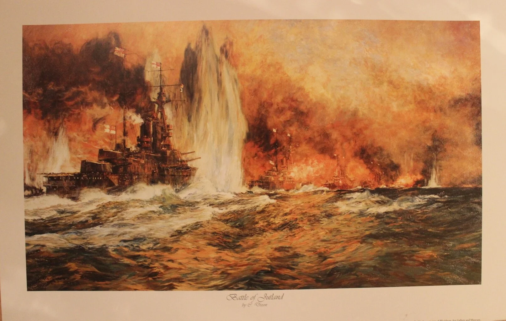 Dixon, Charles - Battle of Jutland (print) - �40.00.JPG